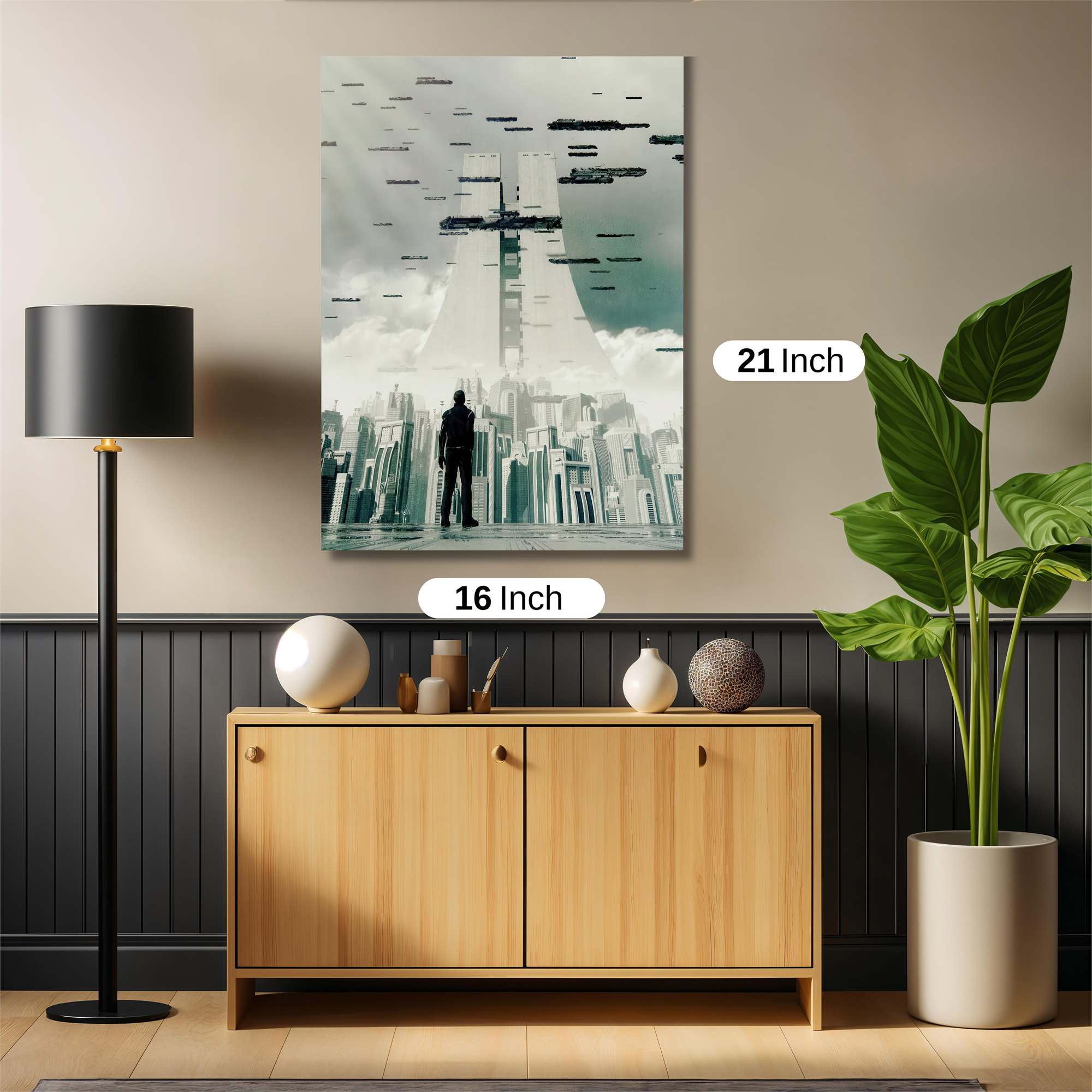 Futuristic Ascent Safe Wall Magnetic / M