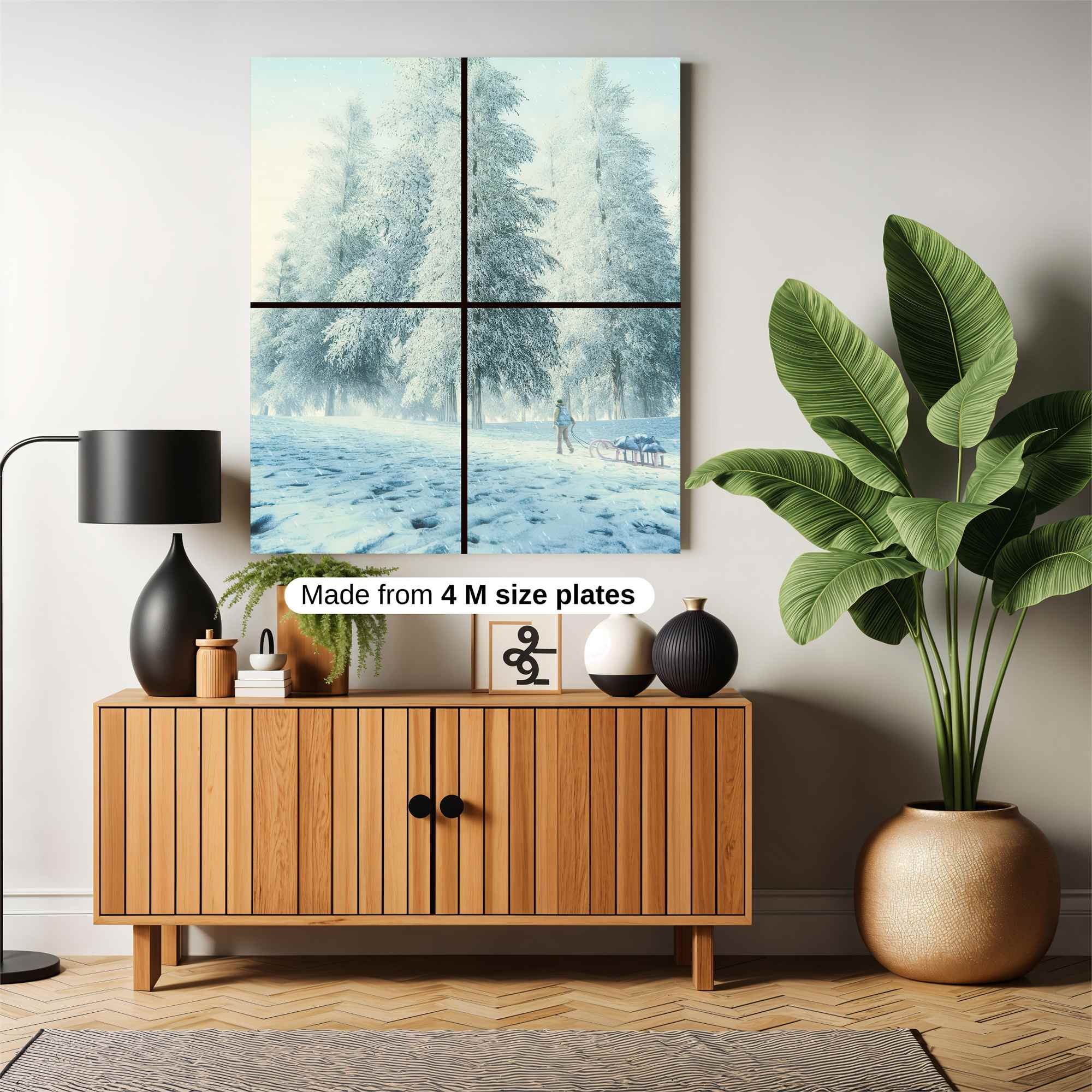 Winter Tranquility Safe Wall Magnetic / M