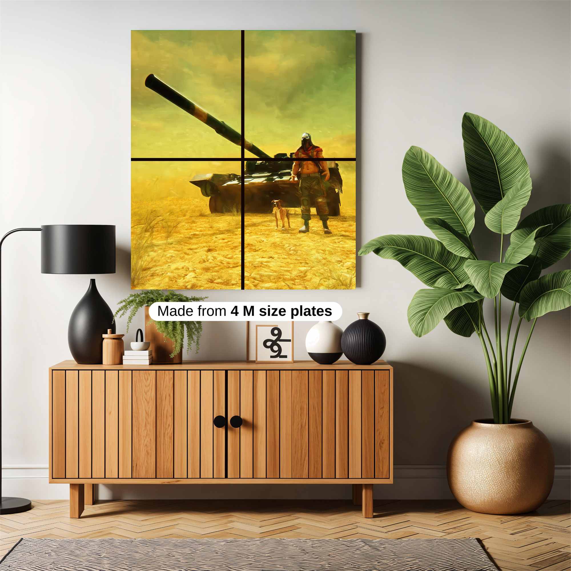 Desert Fortress Safe Wall Magnetic / M