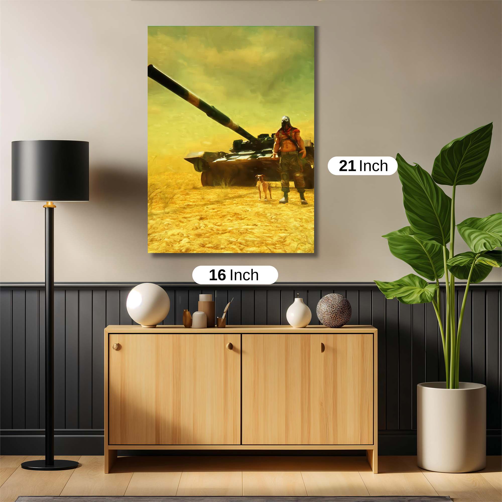 Desert Fortress Safe Wall Magnetic / M