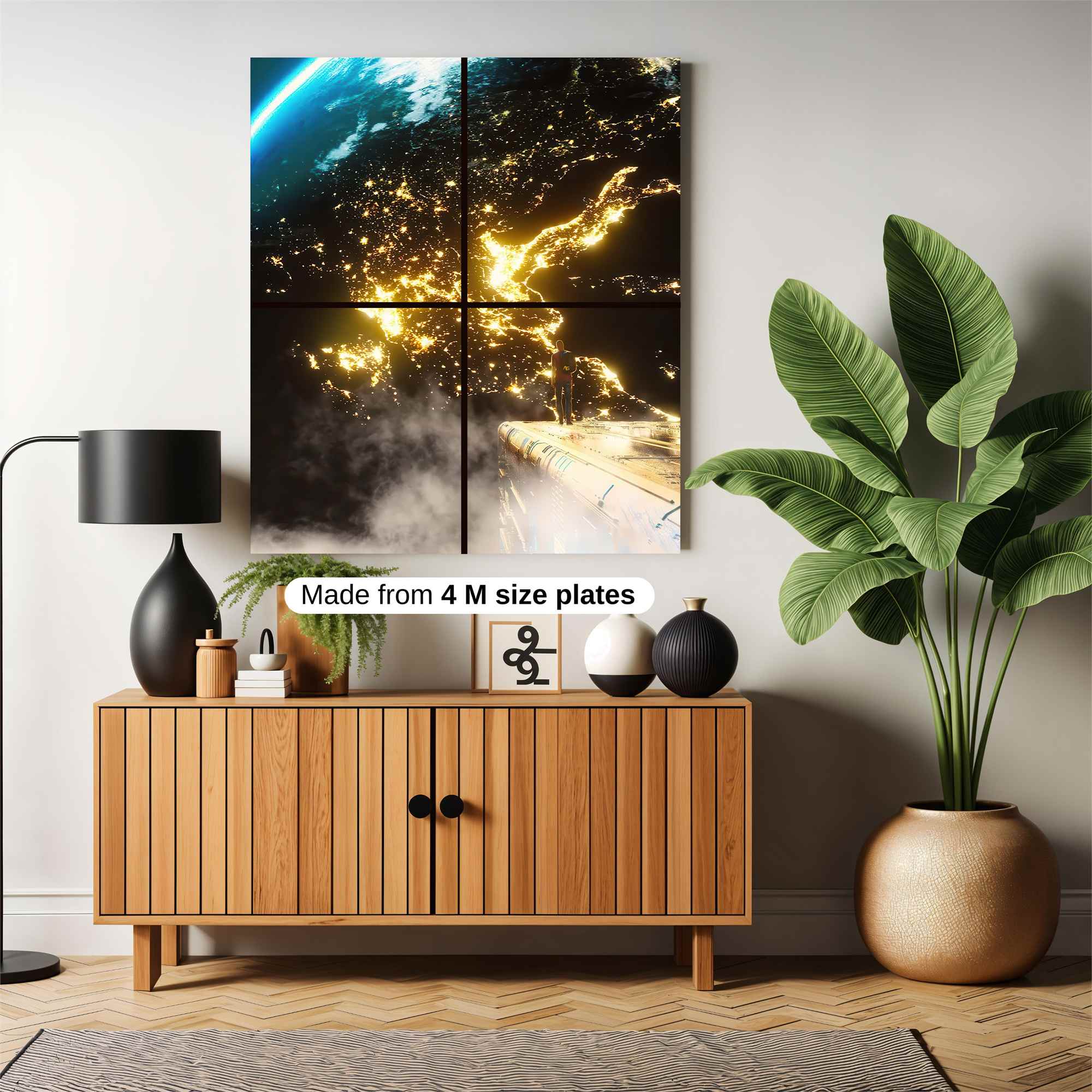 Cosmic Luminescence Safe Wall Magnetic / M