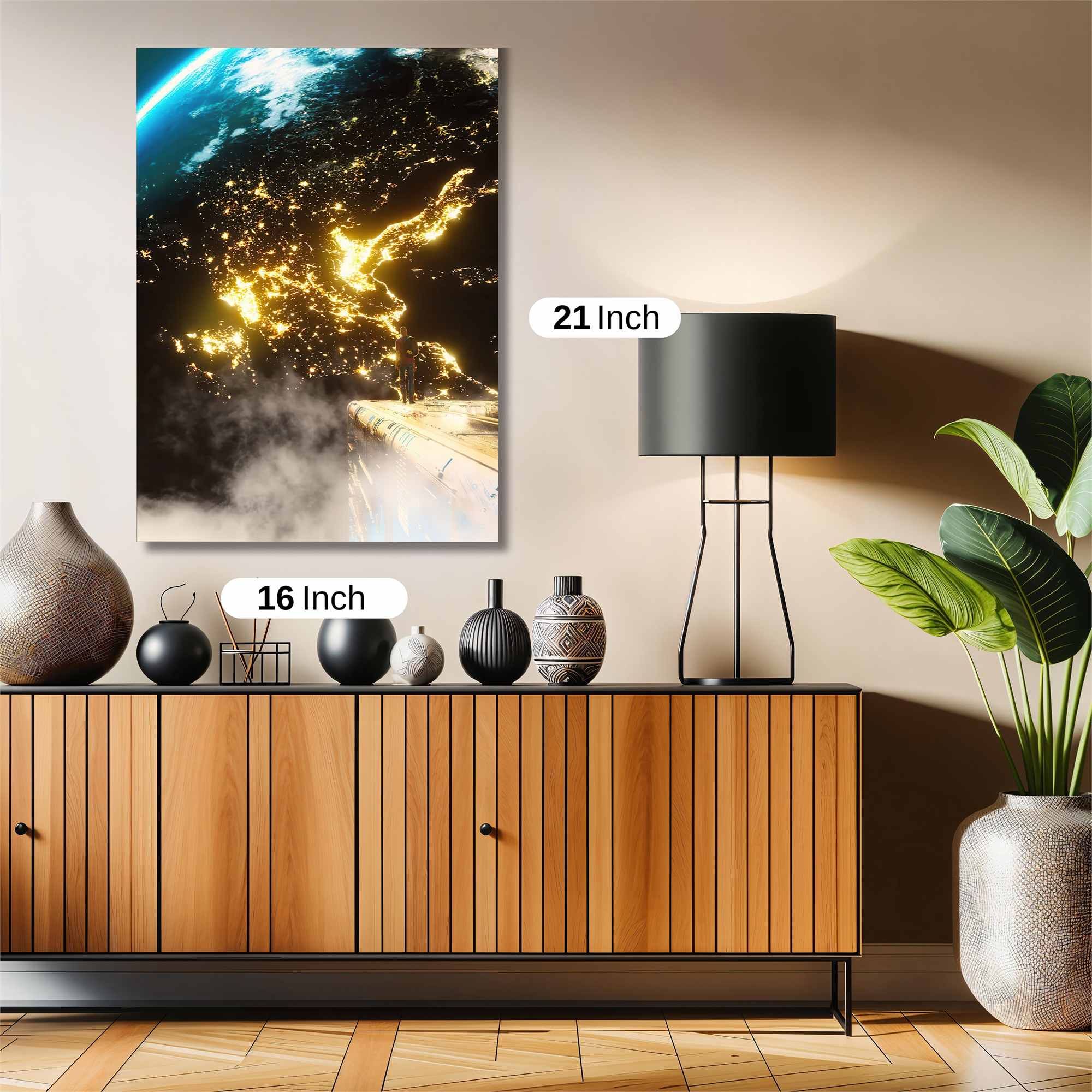 Cosmic Luminescence Safe Wall Magnetic / M