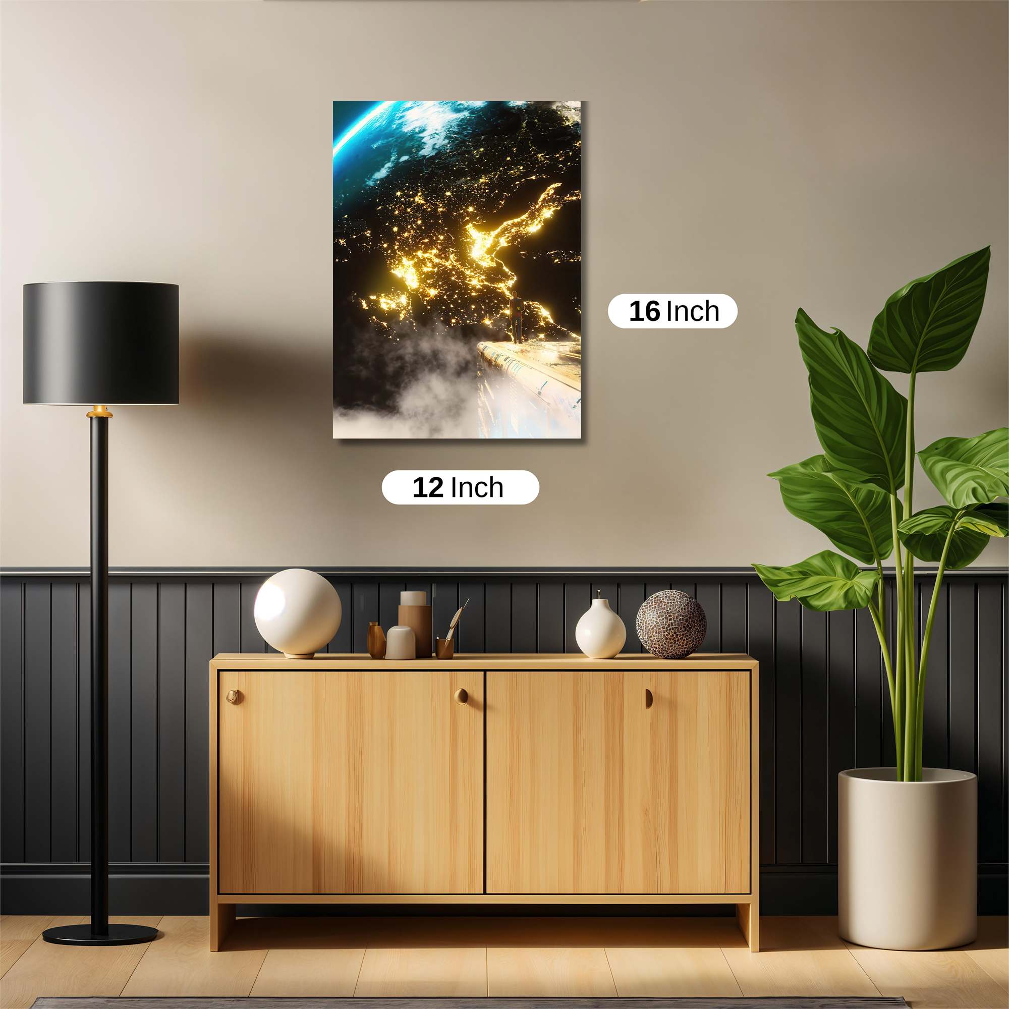 Cosmic Luminescence Safe Wall Magnetic / M