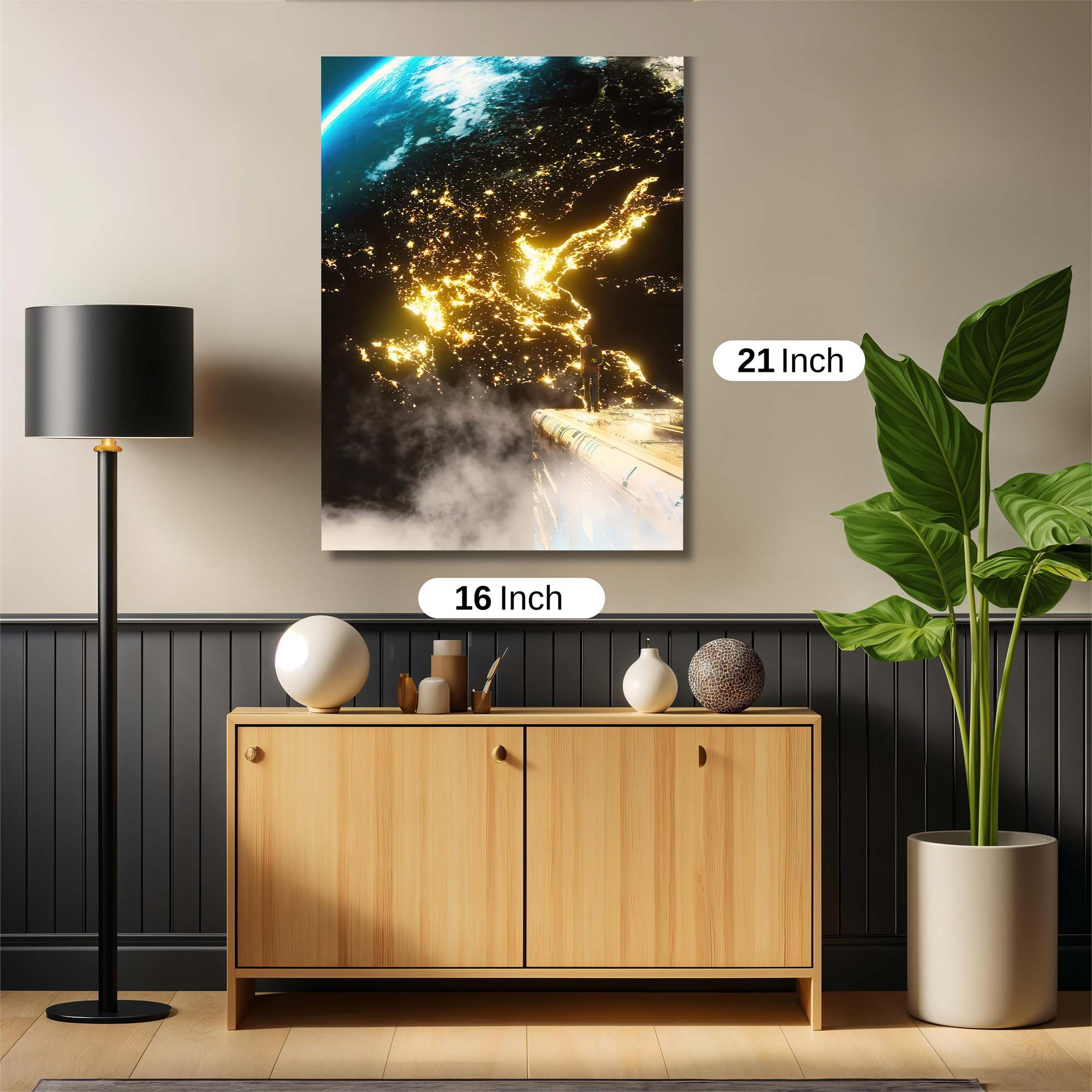 Cosmic Luminescence Safe Wall Magnetic / M