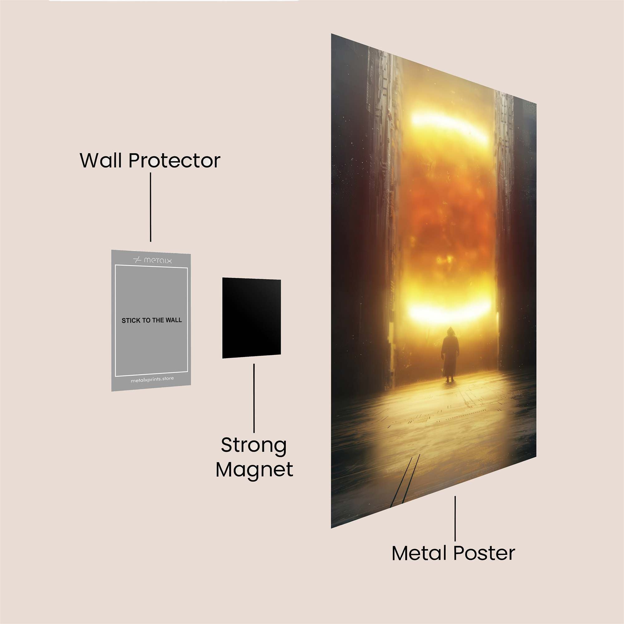 Portal Radiance Safe Wall Magnetic / M