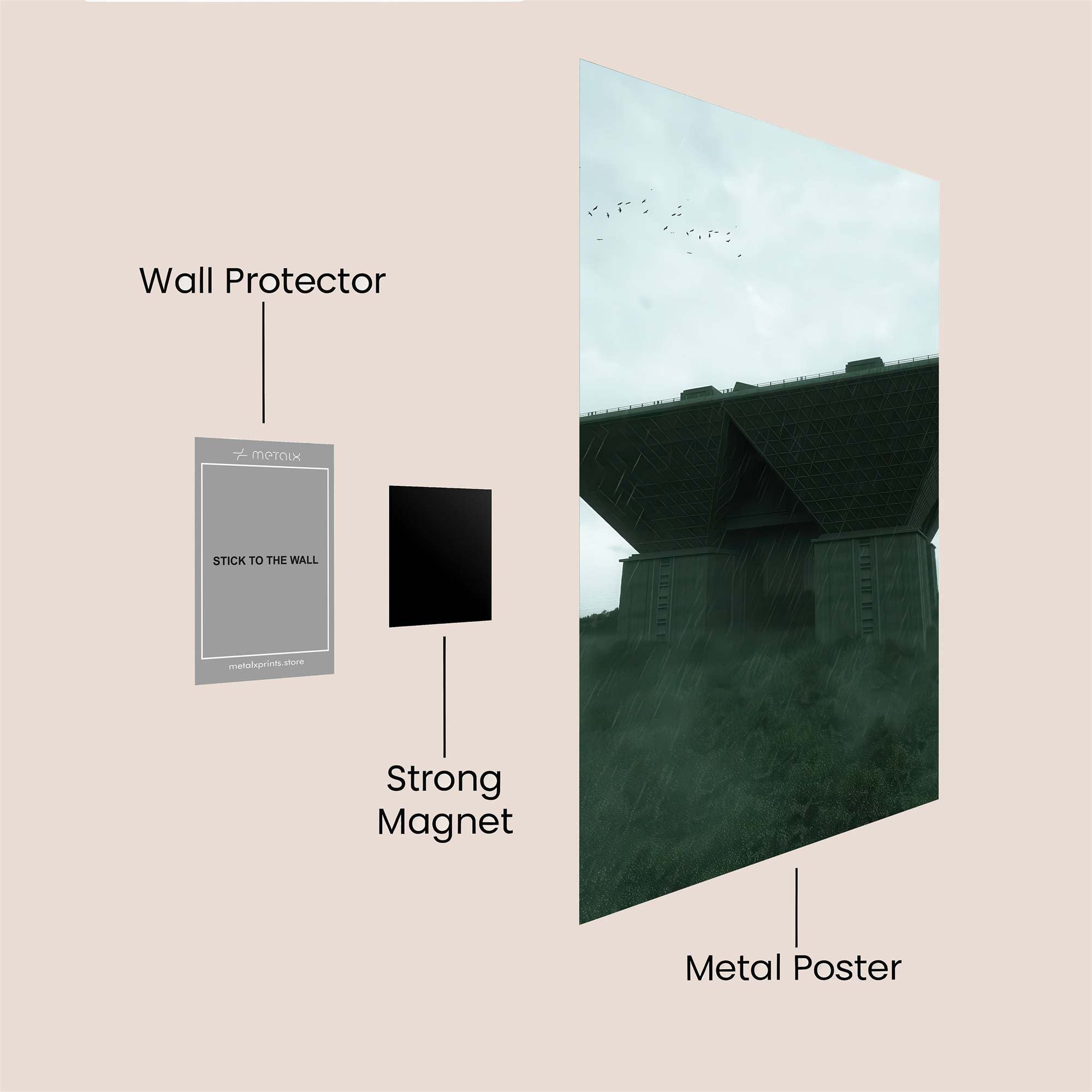 Fortress Enigma Safe Wall Magnetic / M
