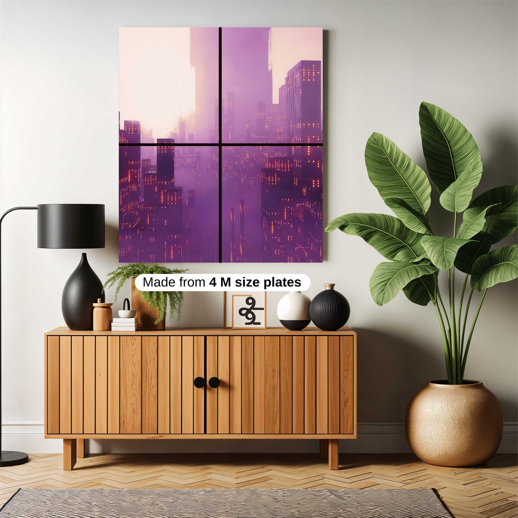 Neon Tranquility Safe Wall Magnetic / M