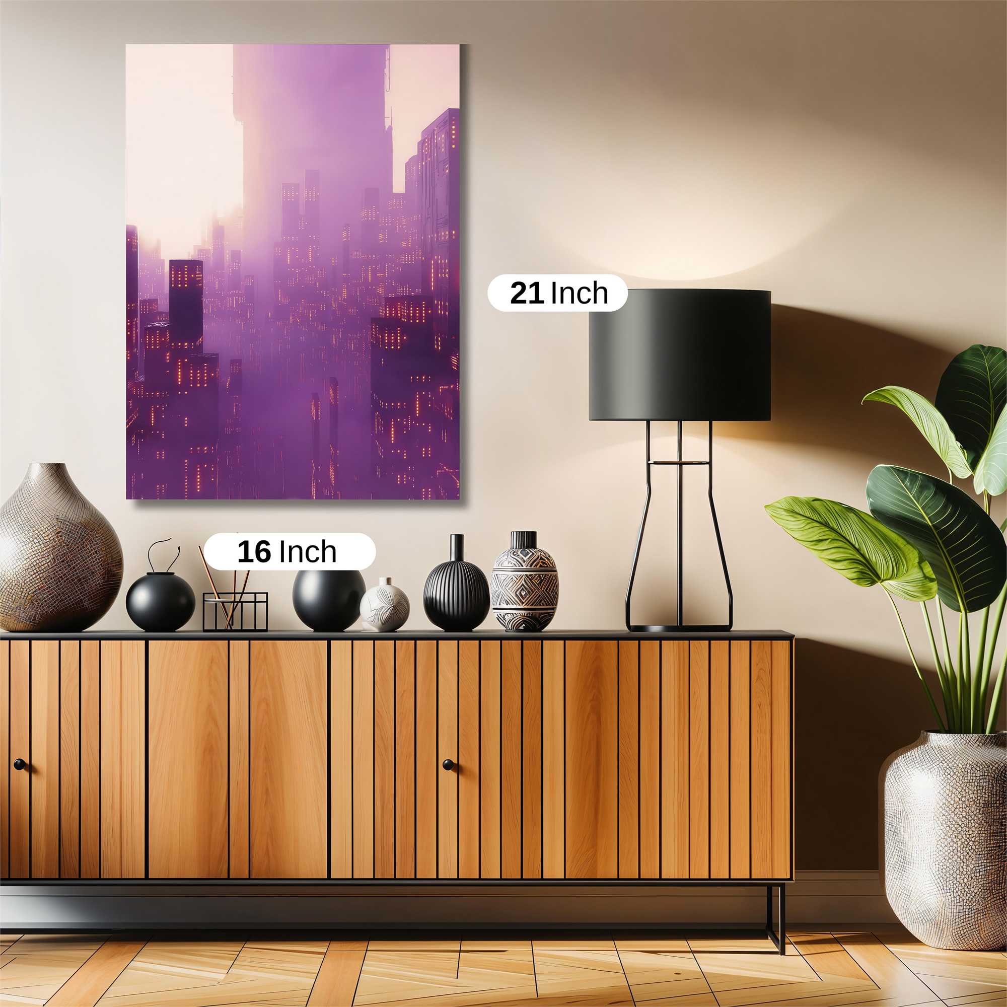 Neon Tranquility Safe Wall Magnetic / M