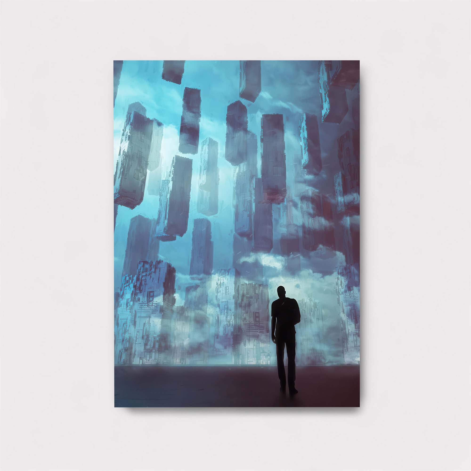 Futuristic Serenity Safe Wall Magnetic / M