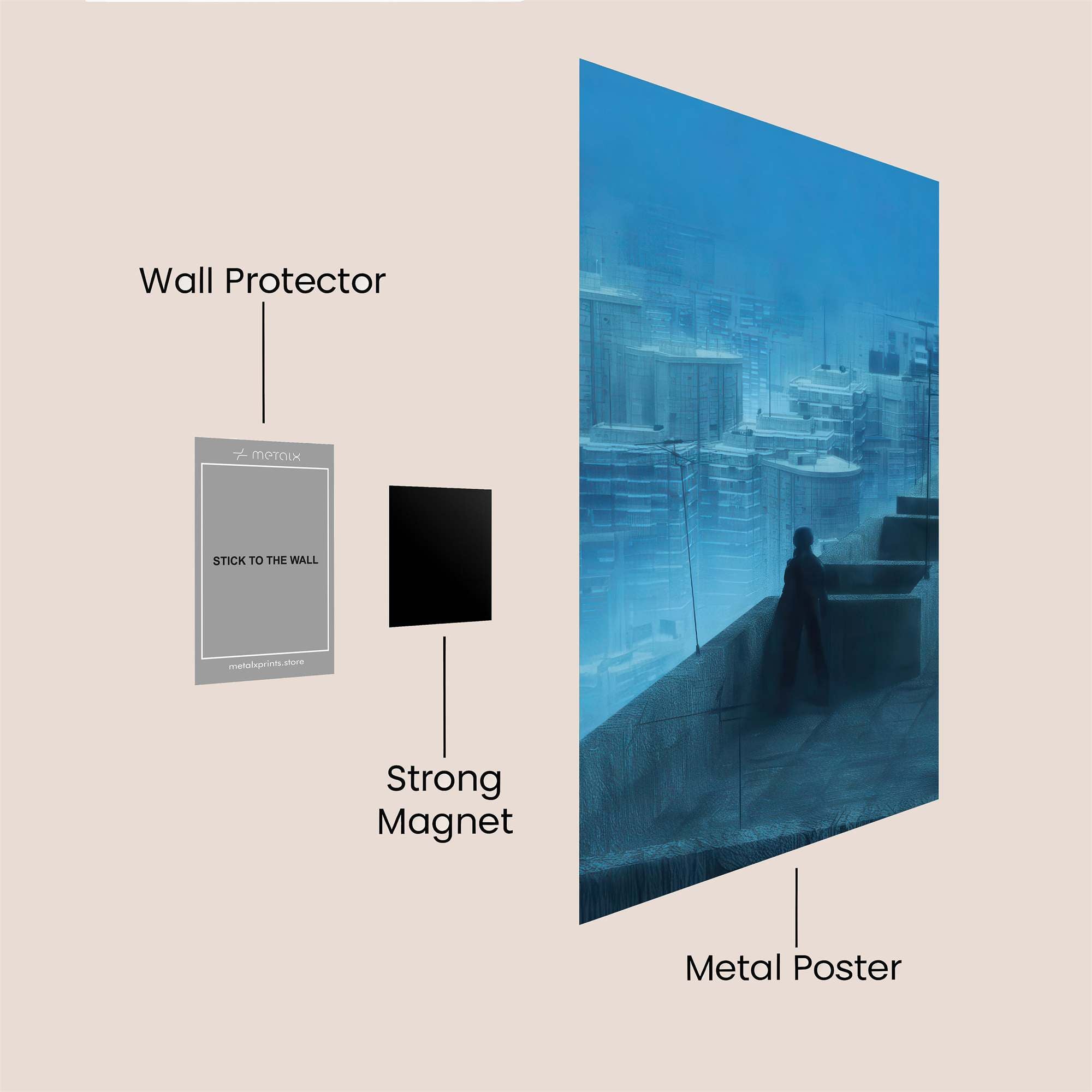 Silent Vigil Safe Wall Magnetic / M