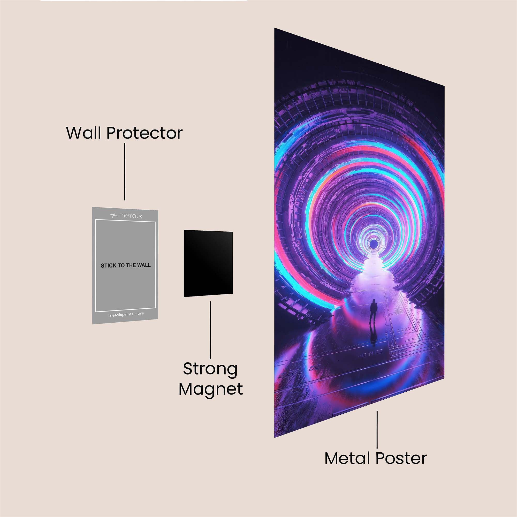 Neon Odyssey Safe Wall Magnetic / M