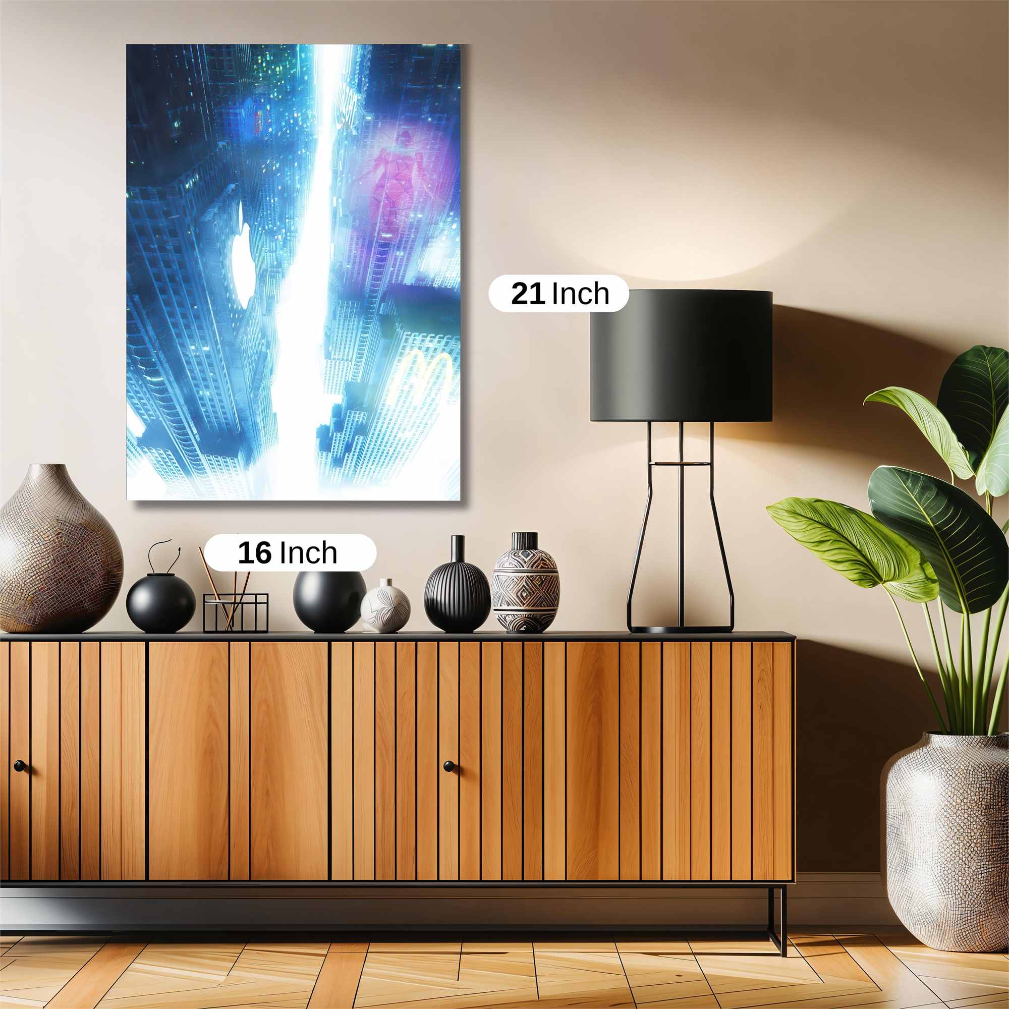 Neon Vertigo Safe Wall Magnetic / M