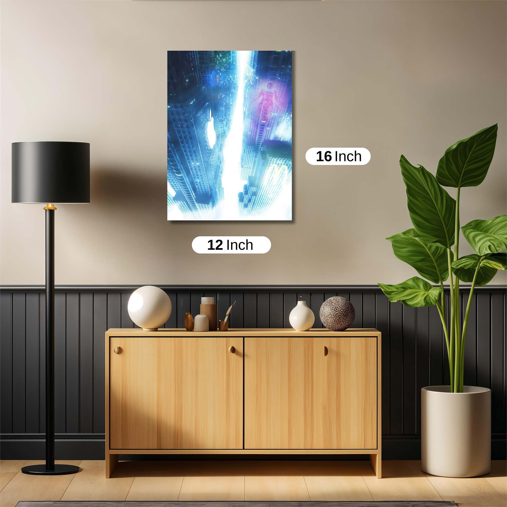 Neon Vertigo Safe Wall Magnetic / M