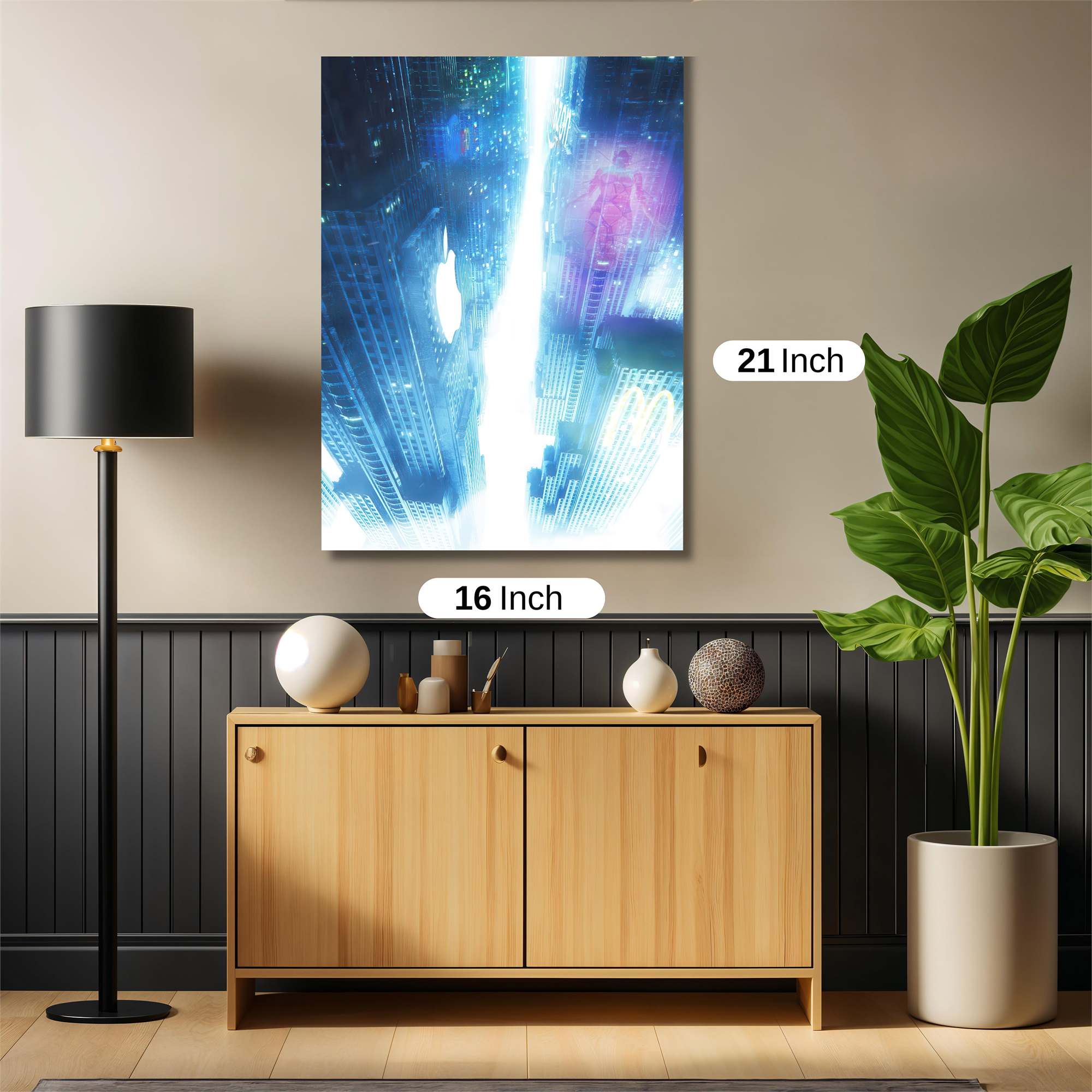 Neon Vertigo Safe Wall Magnetic / M