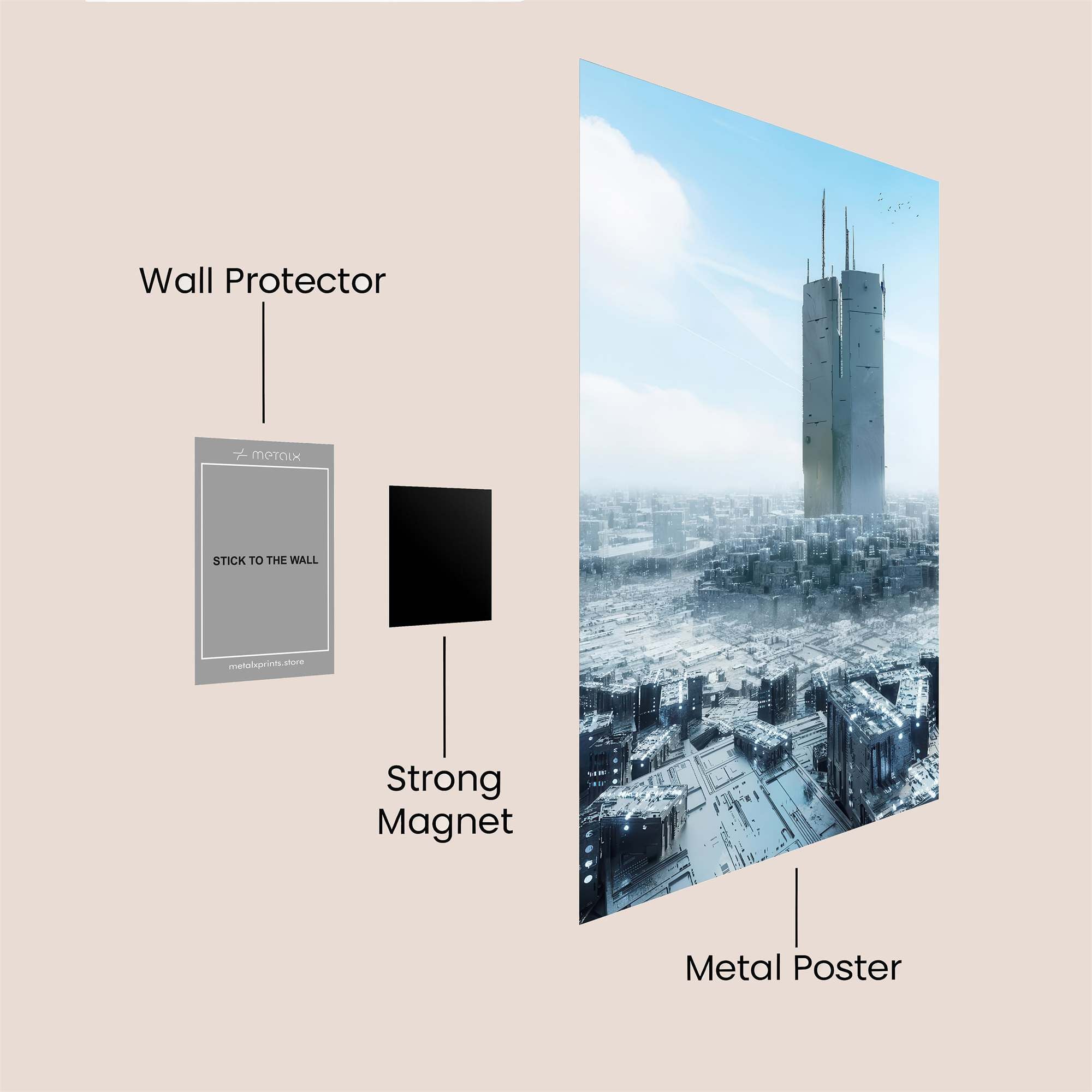 Icy Citadel Safe Wall Magnetic / M