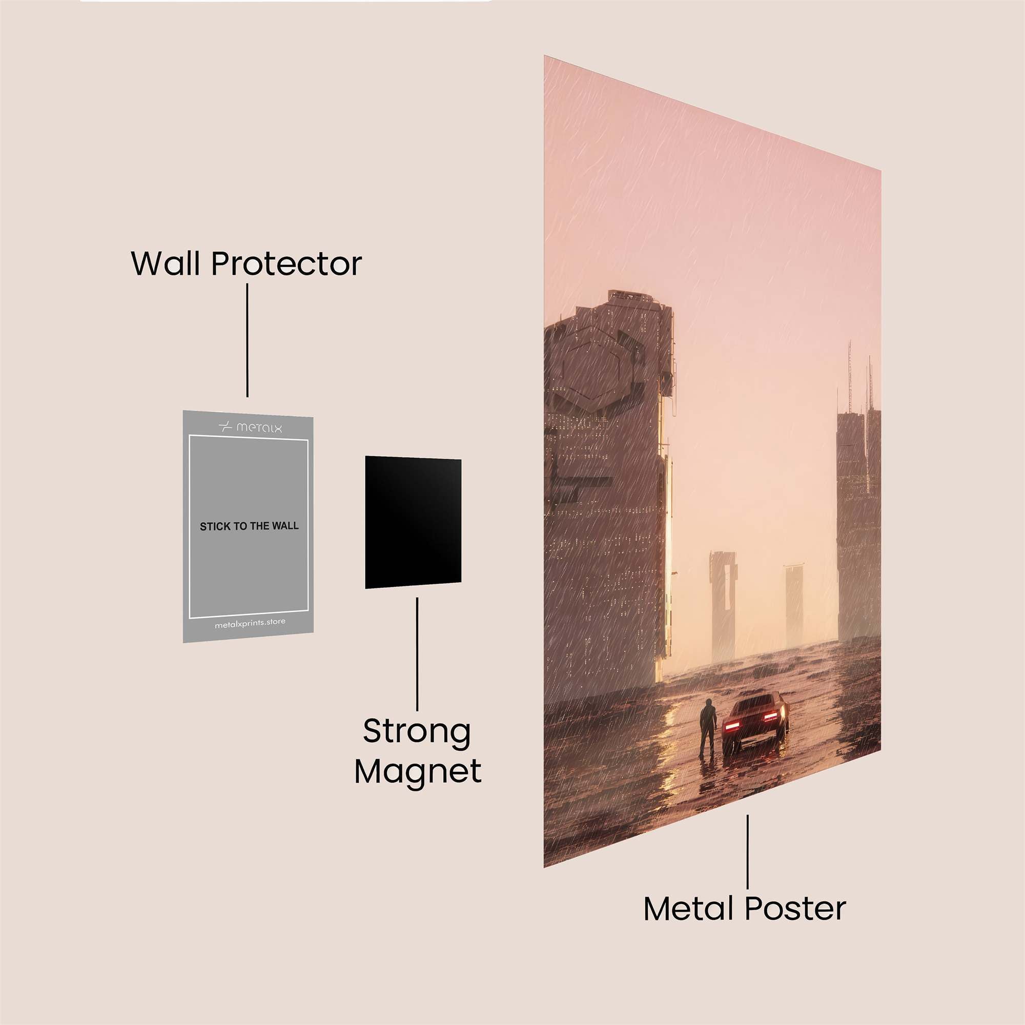 Desolate Serenity Safe Wall Magnetic / M