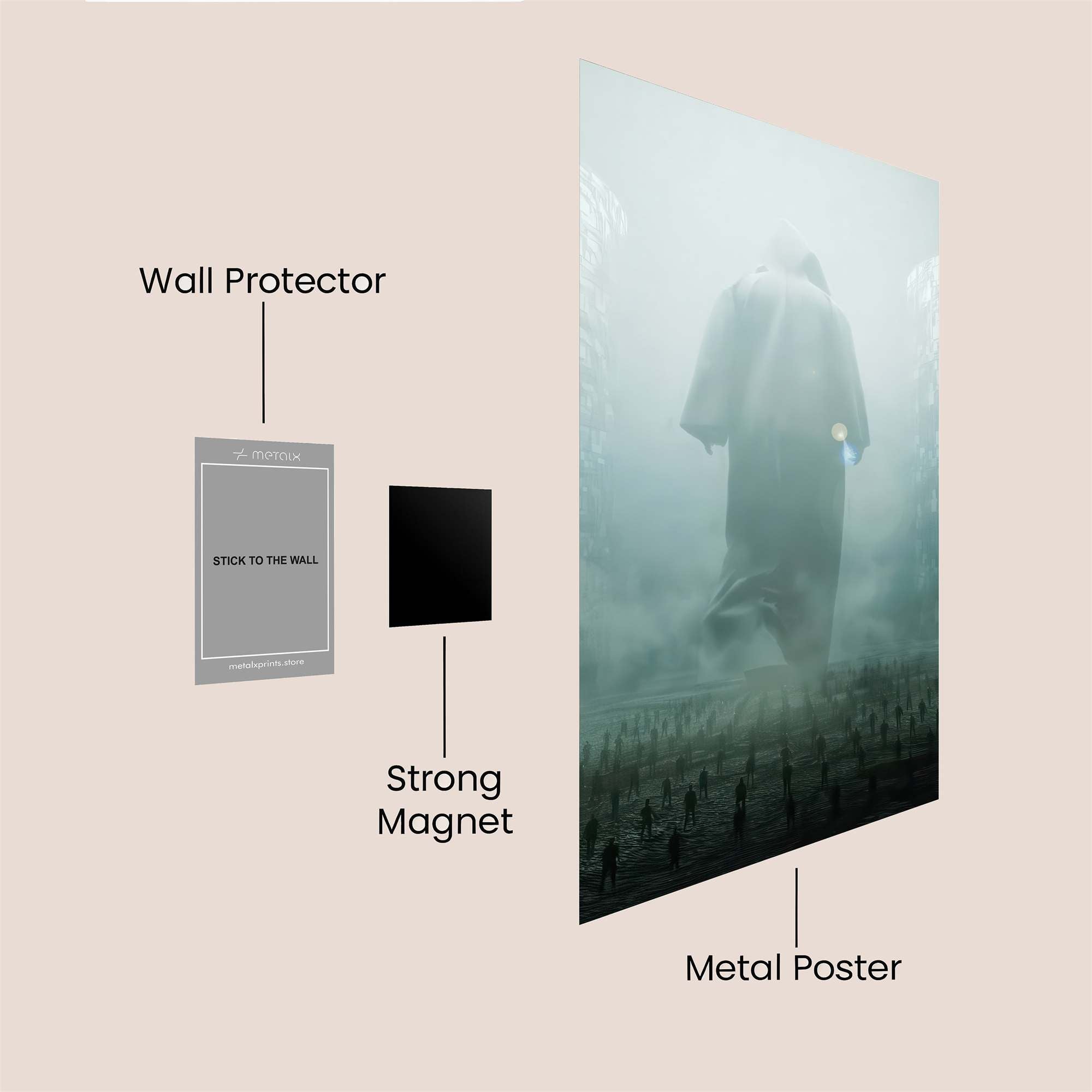 Mystic Ascent Safe Wall Magnetic / M