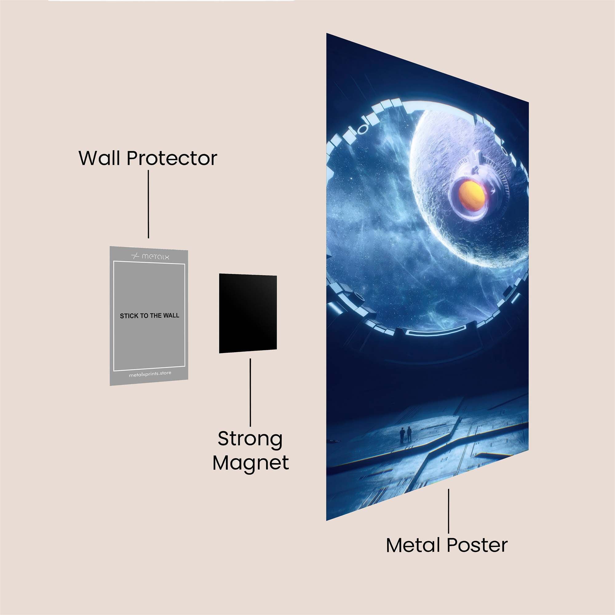 Orbital Gaze Safe Wall Magnetic / M