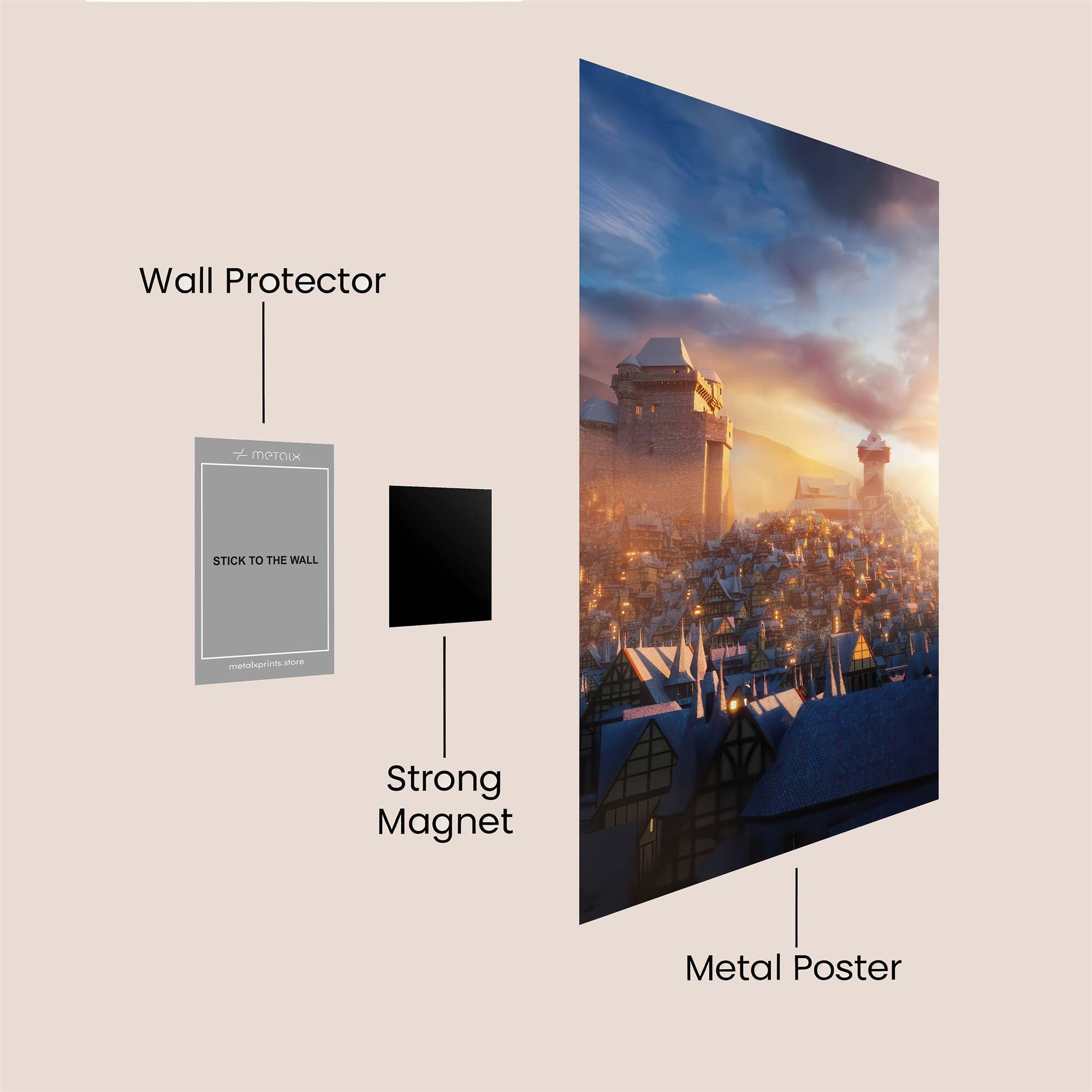 Castle Reverie Safe Wall Magnetic / M