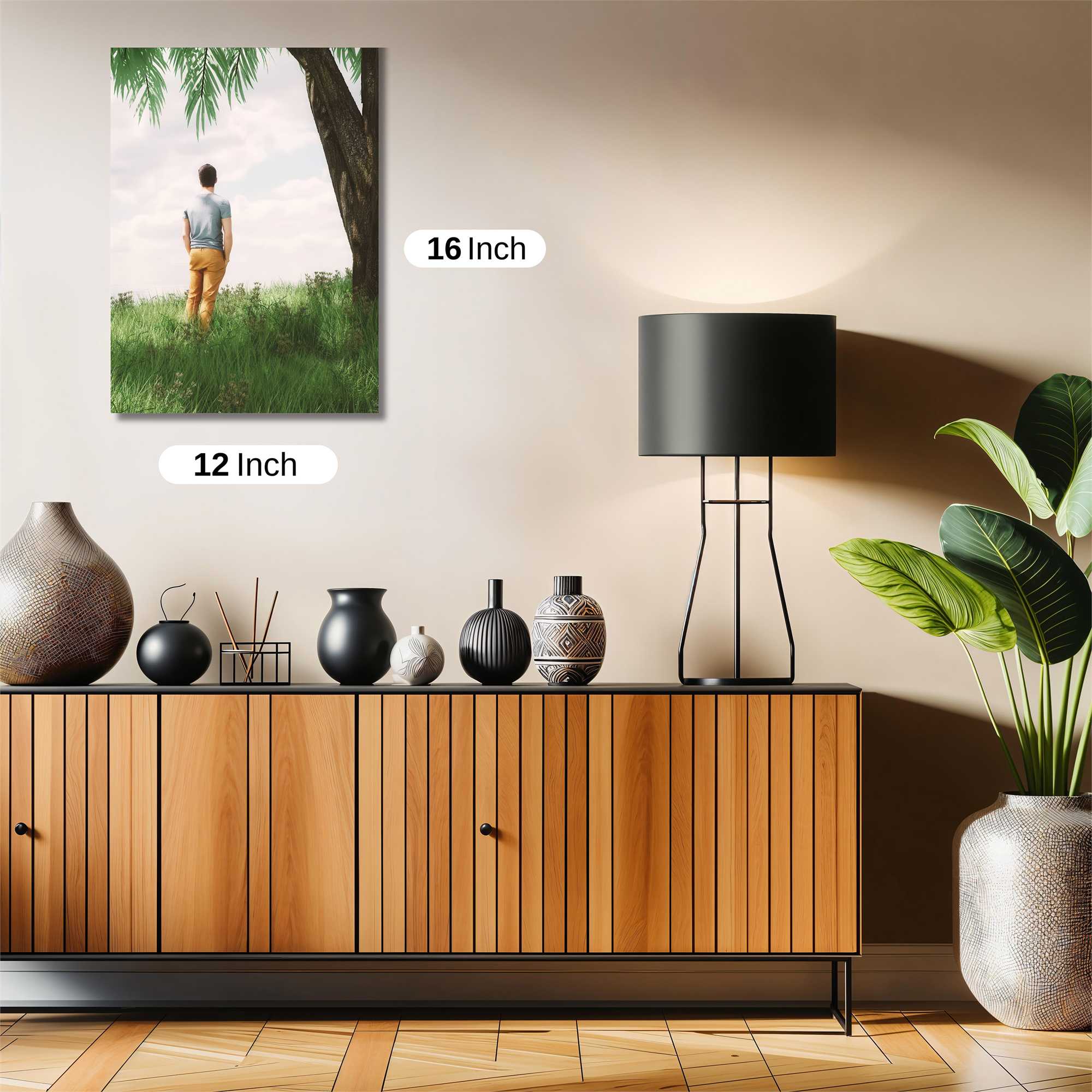 Tranquil Reflection Safe Wall Magnetic / M