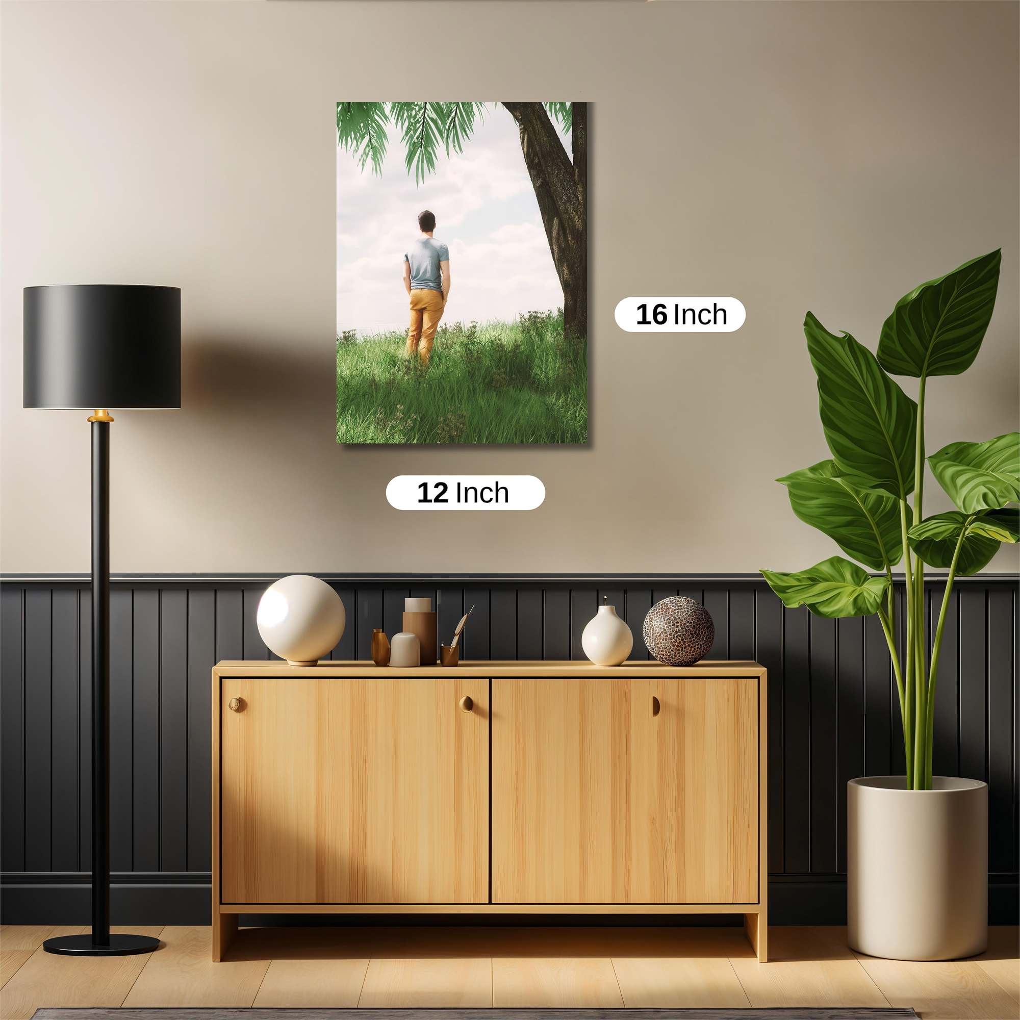 Tranquil Reflection Safe Wall Magnetic / M