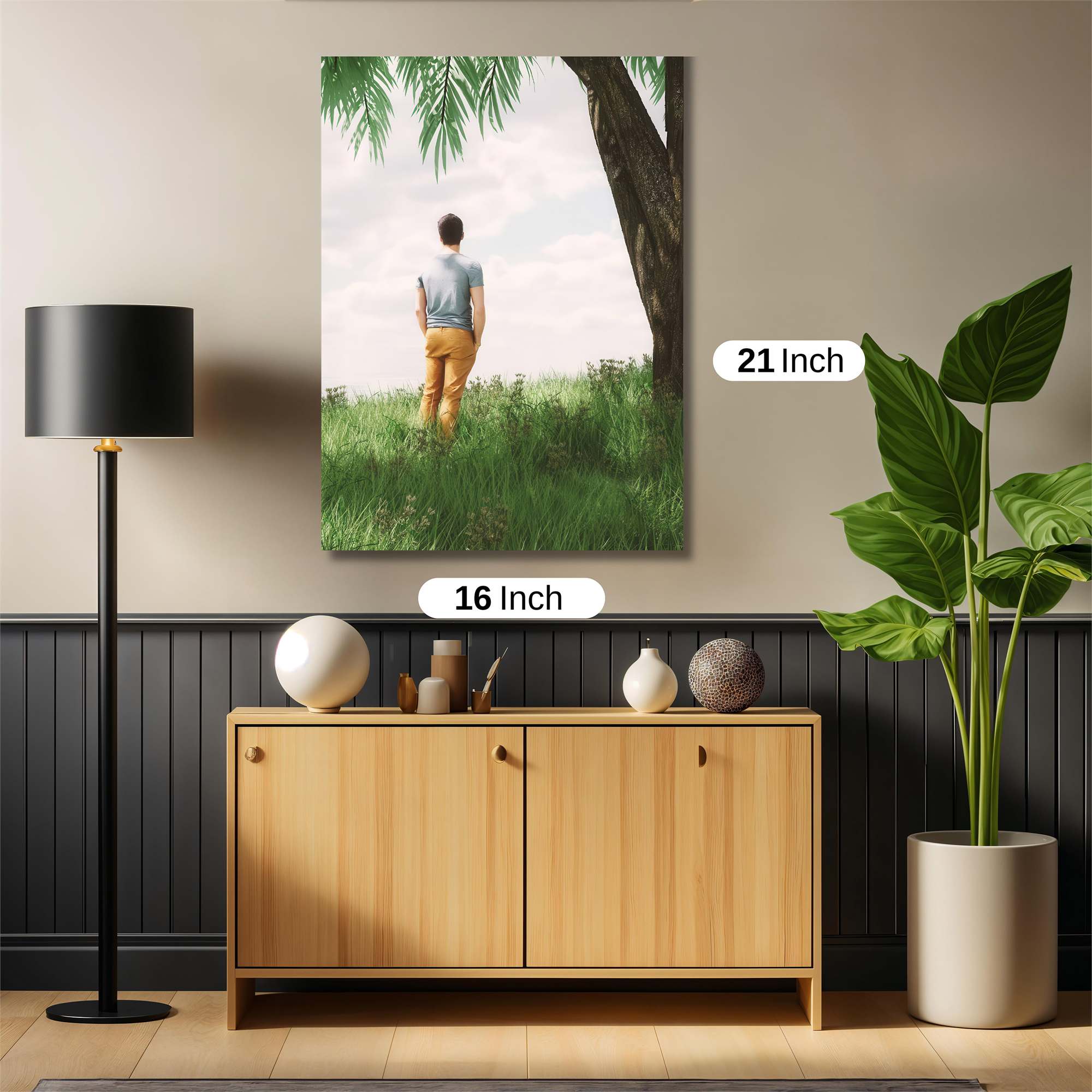 Tranquil Reflection Safe Wall Magnetic / M