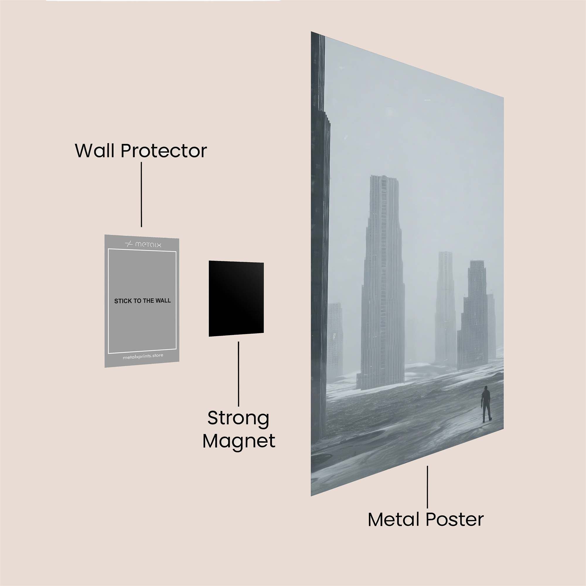 Desolate Majesty Safe Wall Magnetic / M
