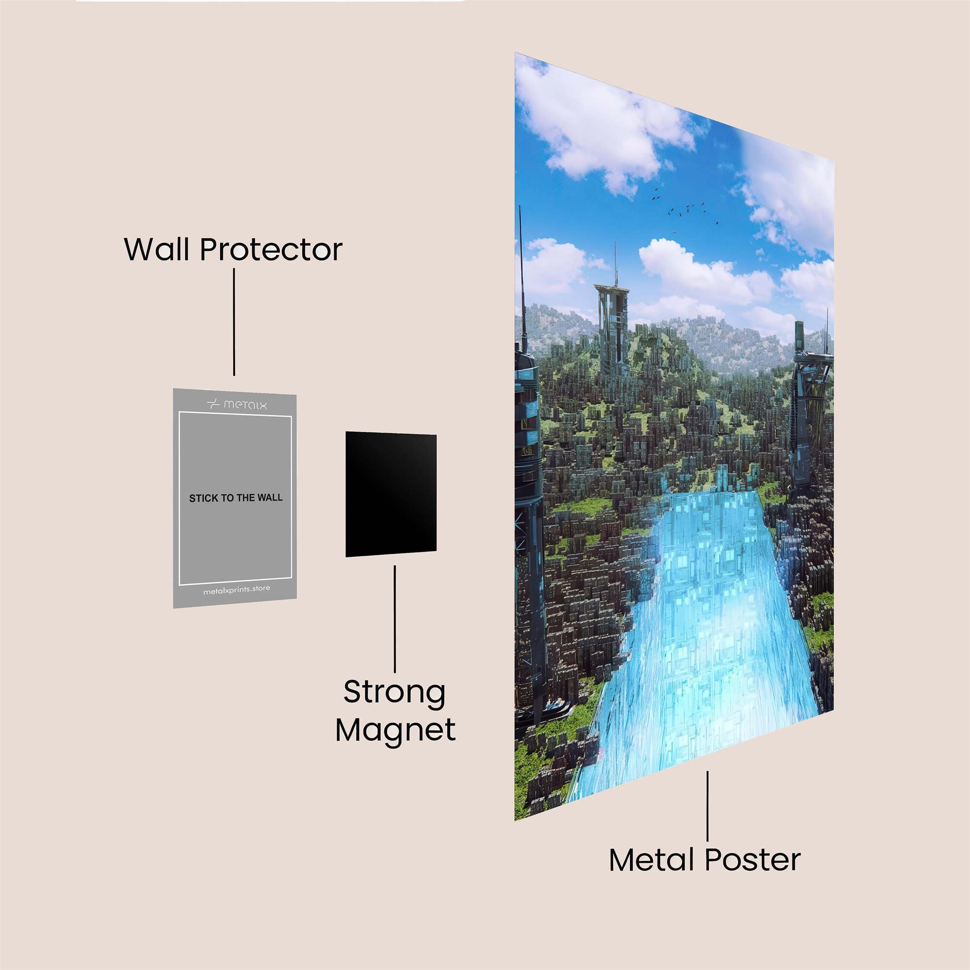 Cosmic Awe Safe Wall Magnetic / M