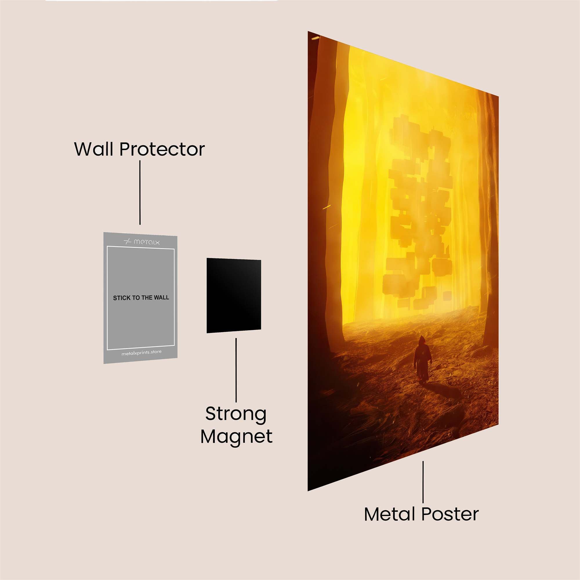 Ethereal Ascent Safe Wall Magnetic / M