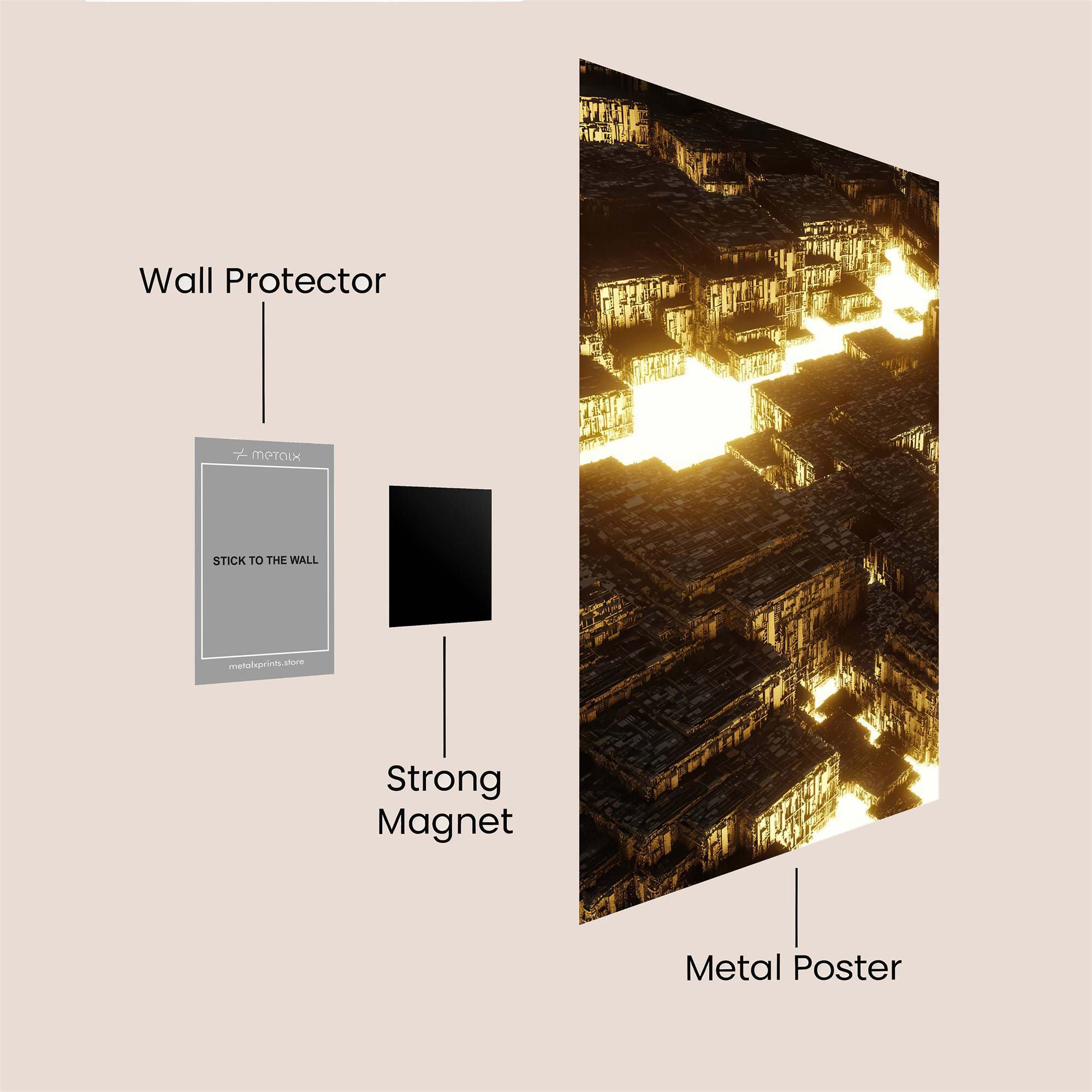 Luminous Labyrinth Safe Wall Magnetic / M