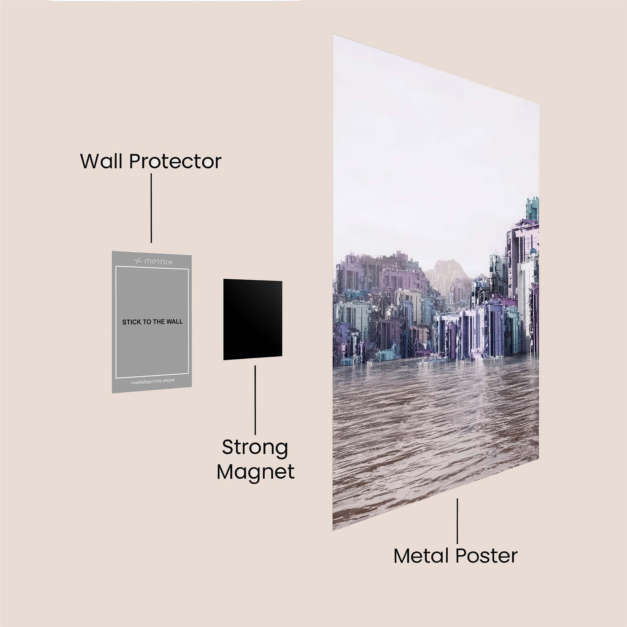Synthetic Serenity Safe Wall Magnetic / M