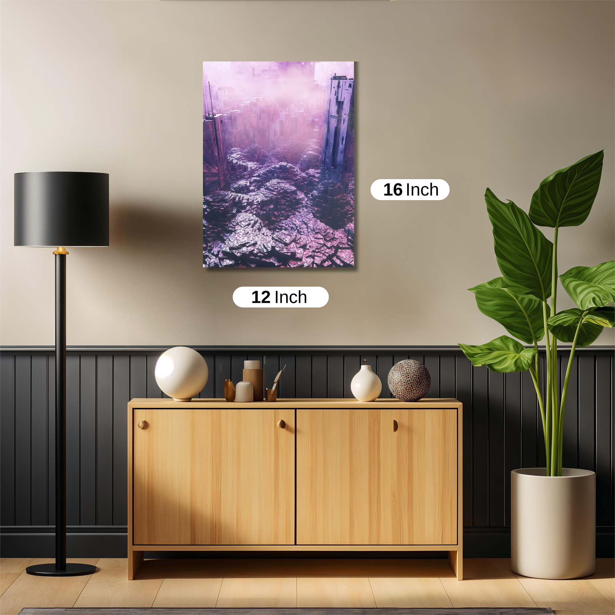 Shattered Serenity Safe Wall Magnetic / M