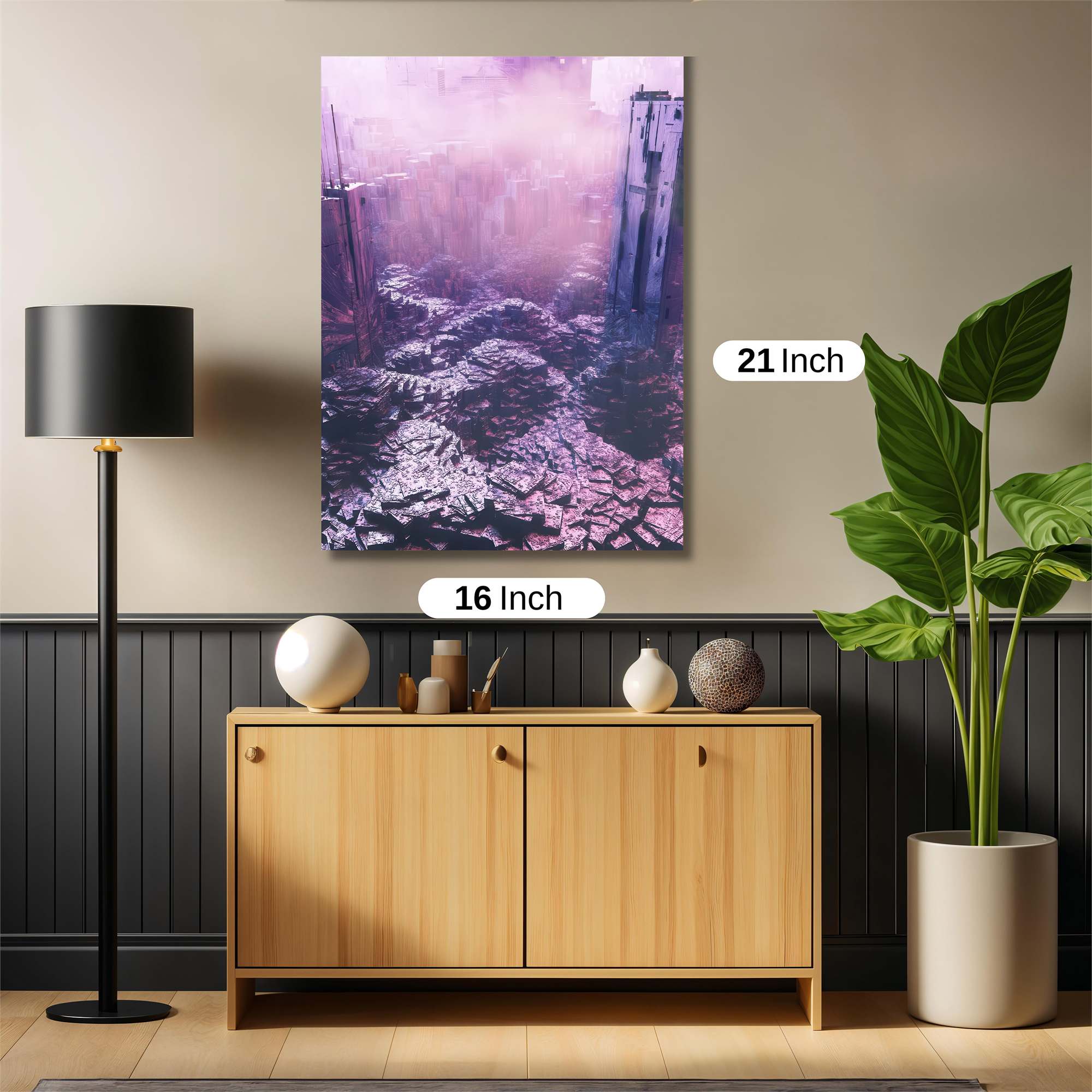 Shattered Serenity Safe Wall Magnetic / M