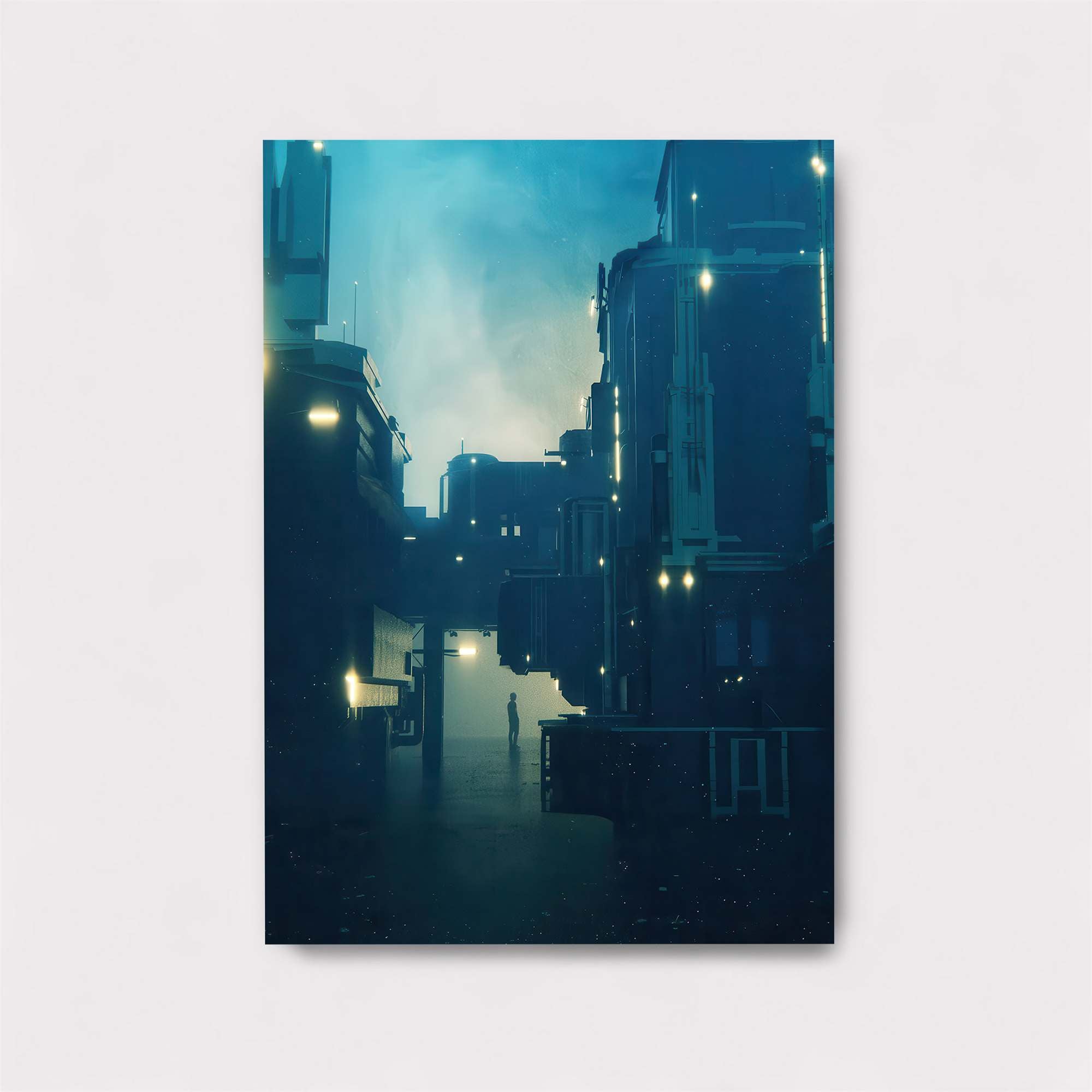 Futuristic Glow Safe Wall Magnetic / M