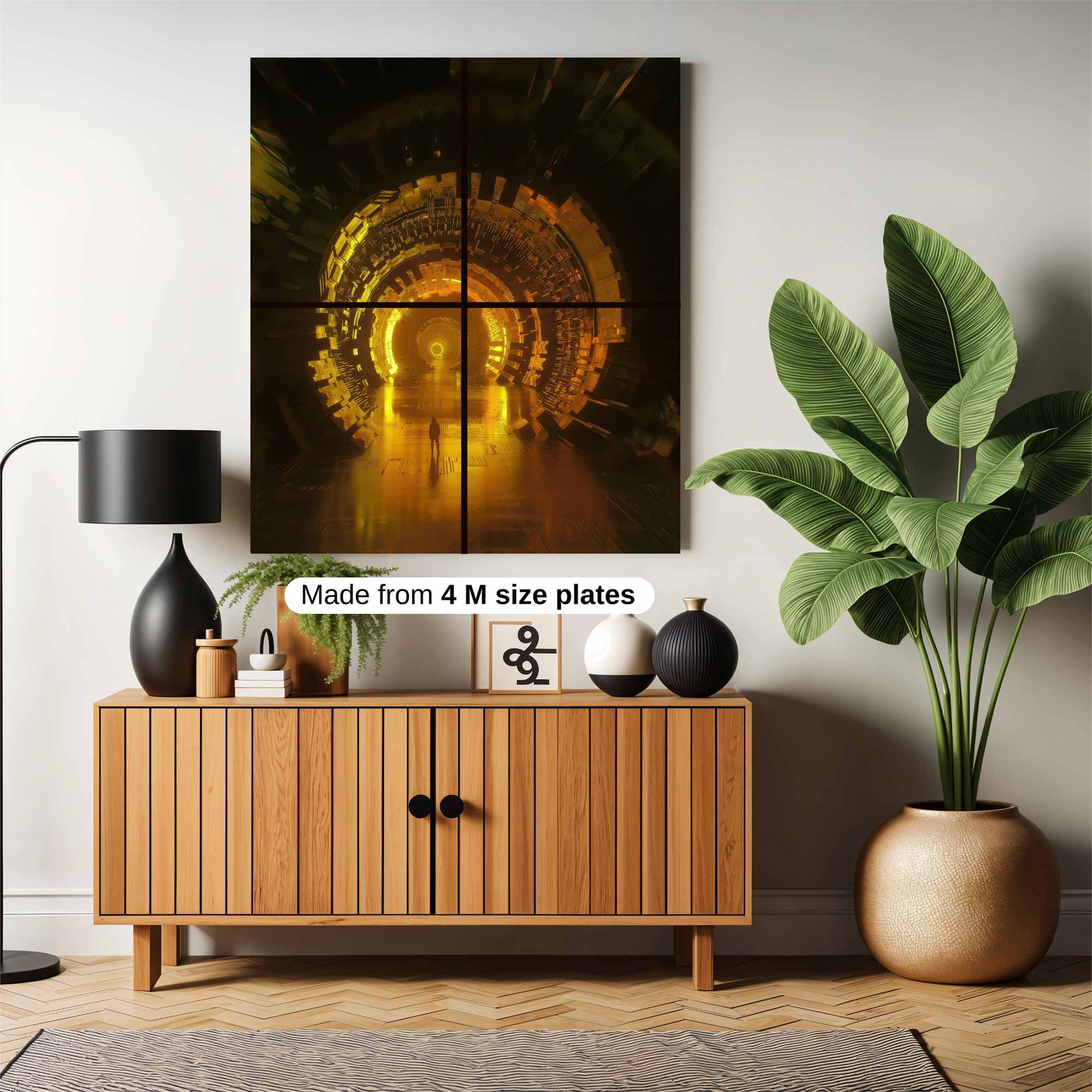 Golden Vortex Safe Wall Magnetic / M