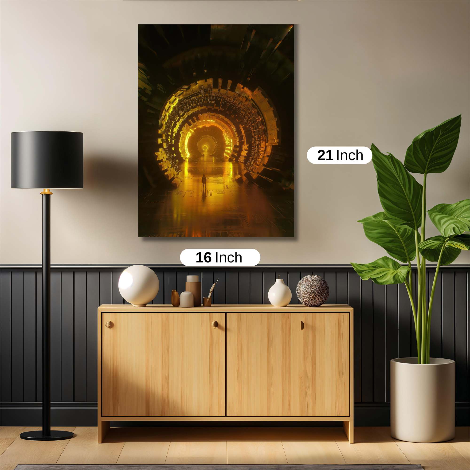 Golden Vortex Safe Wall Magnetic / M