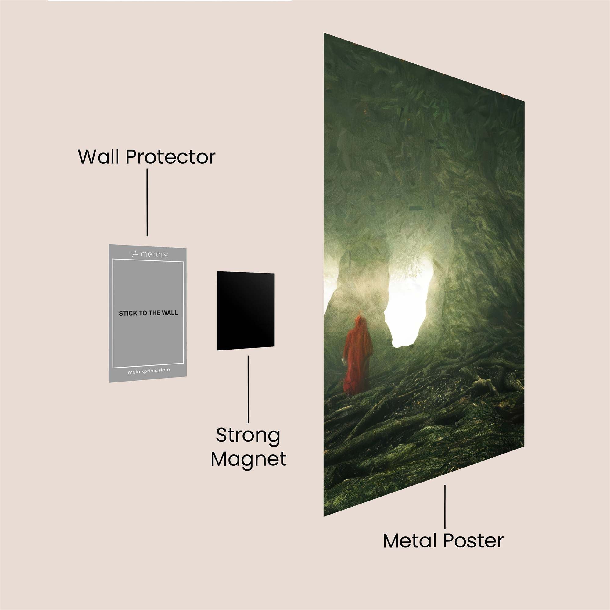 Mystic Passage Safe Wall Magnetic / M