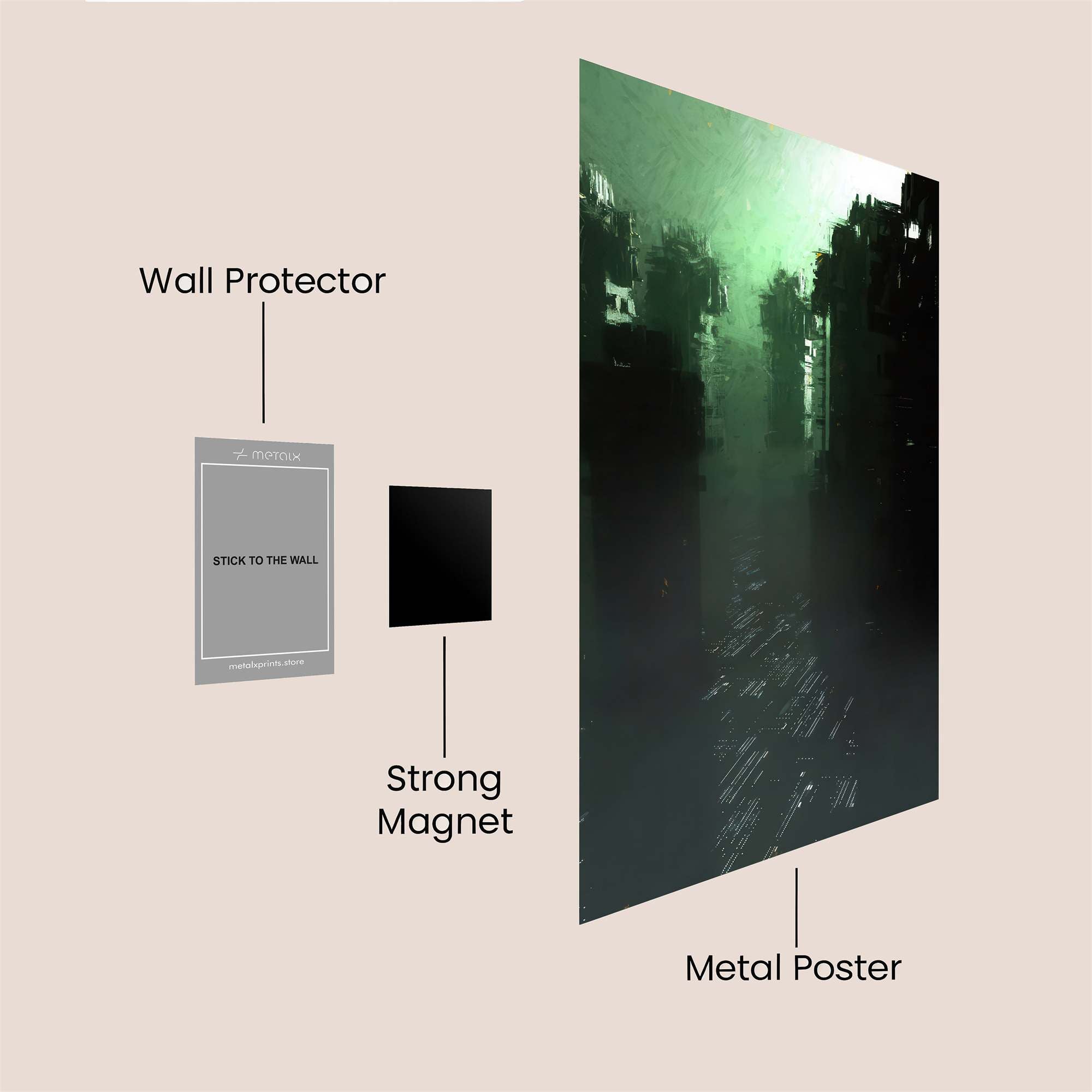 Eerie Abyss Safe Wall Magnetic / M