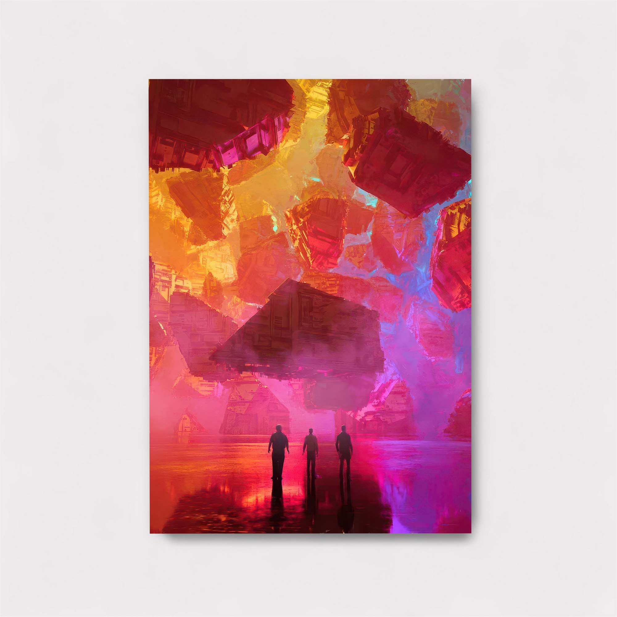 Cubist Wonderland Safe Wall Magnetic / M