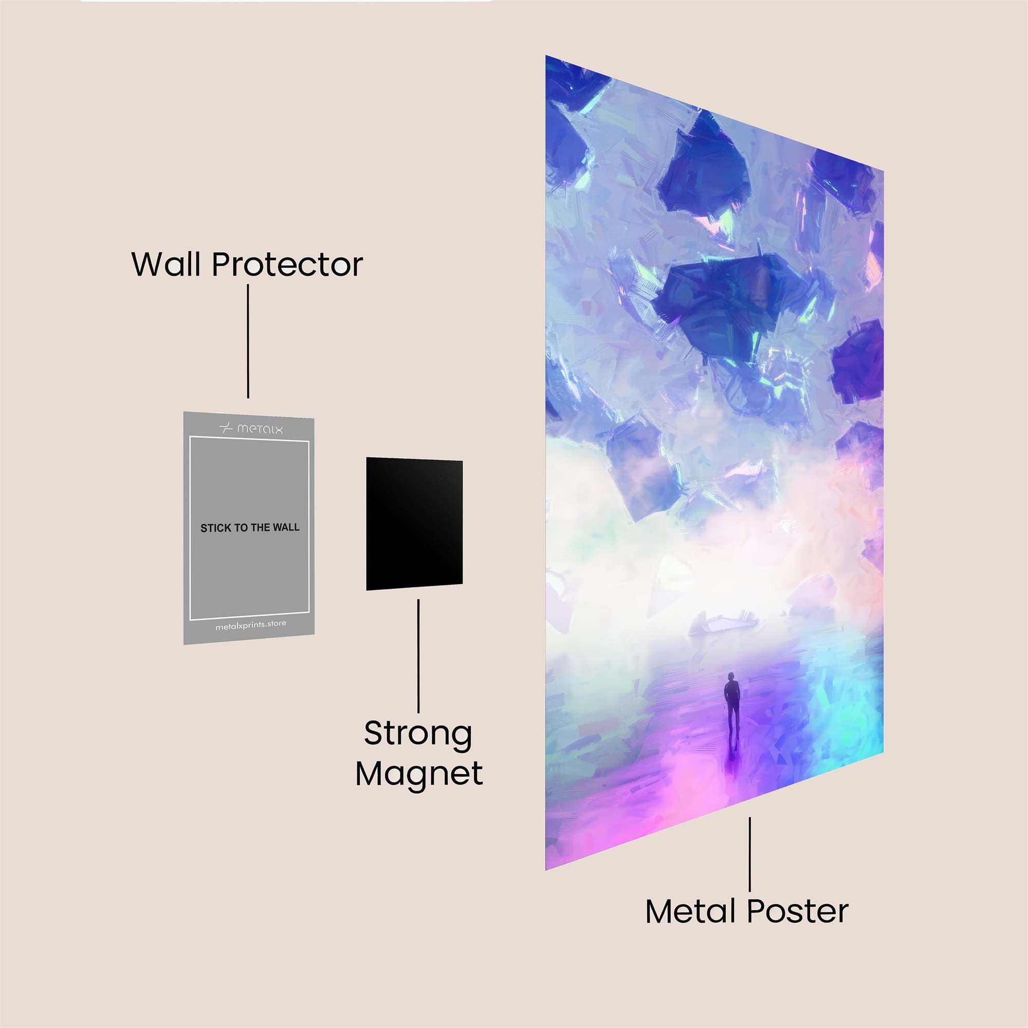 Crystal Odyssey Safe Wall Magnetic / M