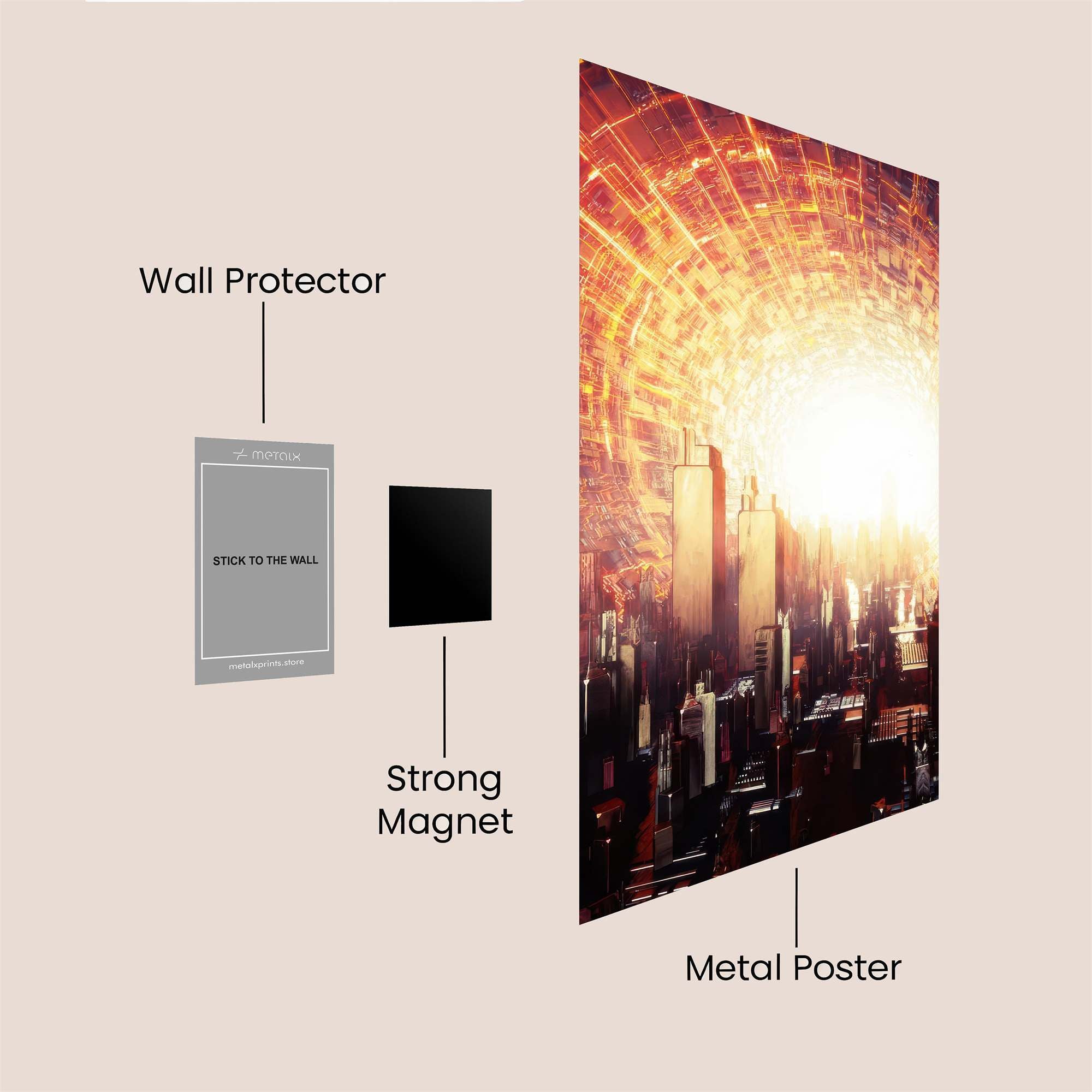 Abyssal Radiance Safe Wall Magnetic / M