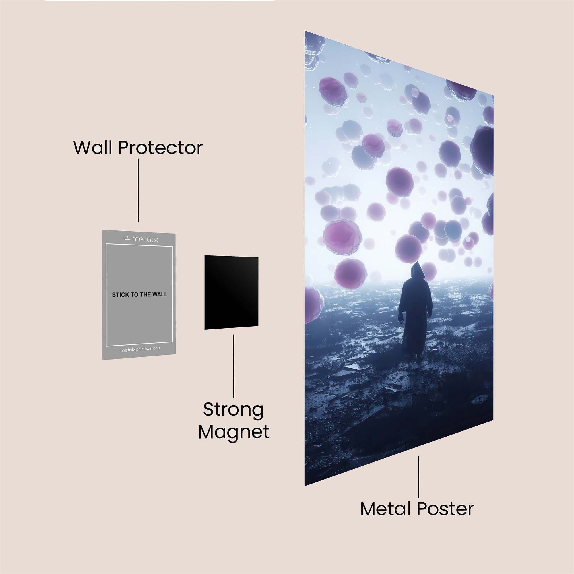 Mystical Ascent Safe Wall Magnetic / M
