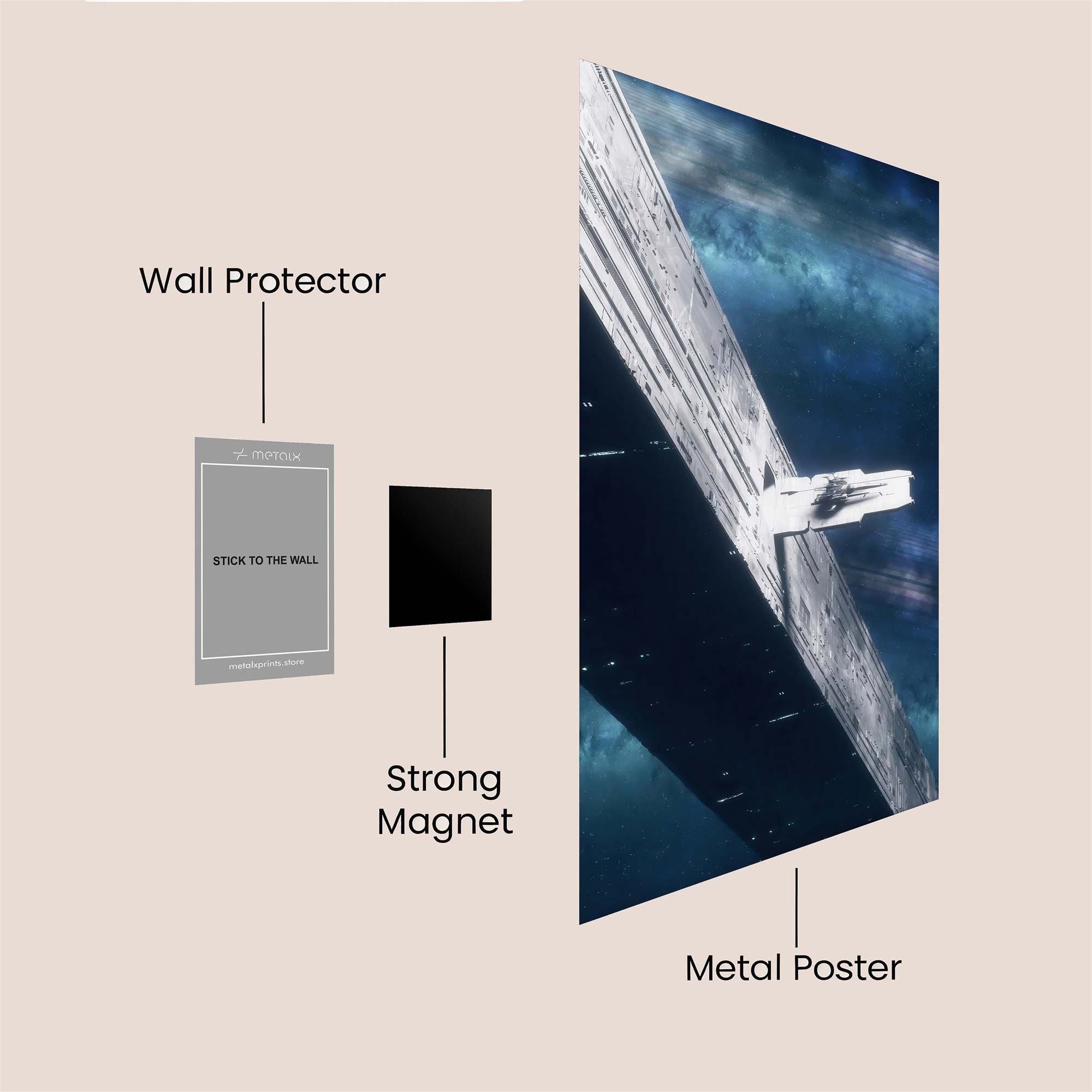Halo Tranquility Safe Wall Magnetic / M