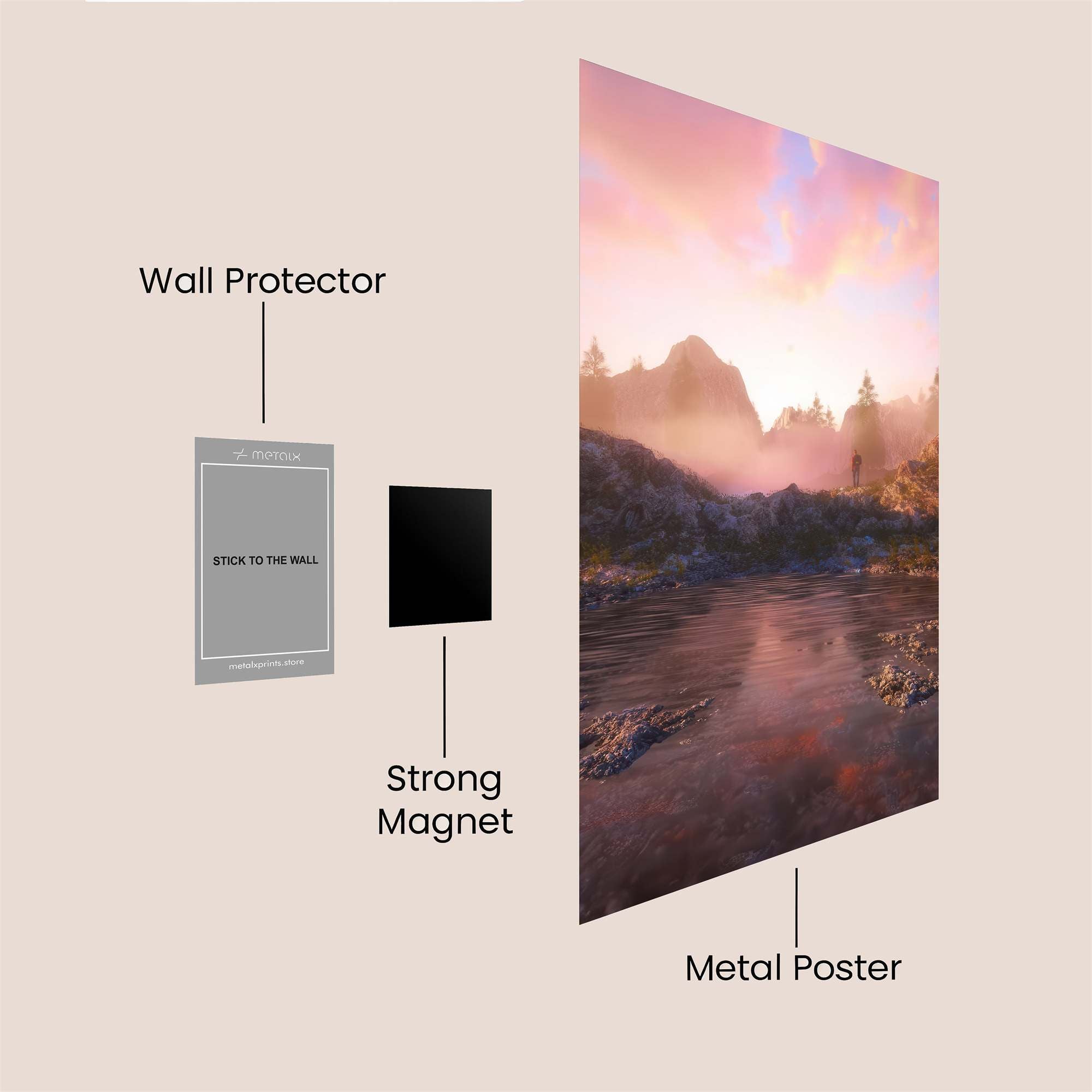 Dawn Serenity Safe Wall Magnetic / M