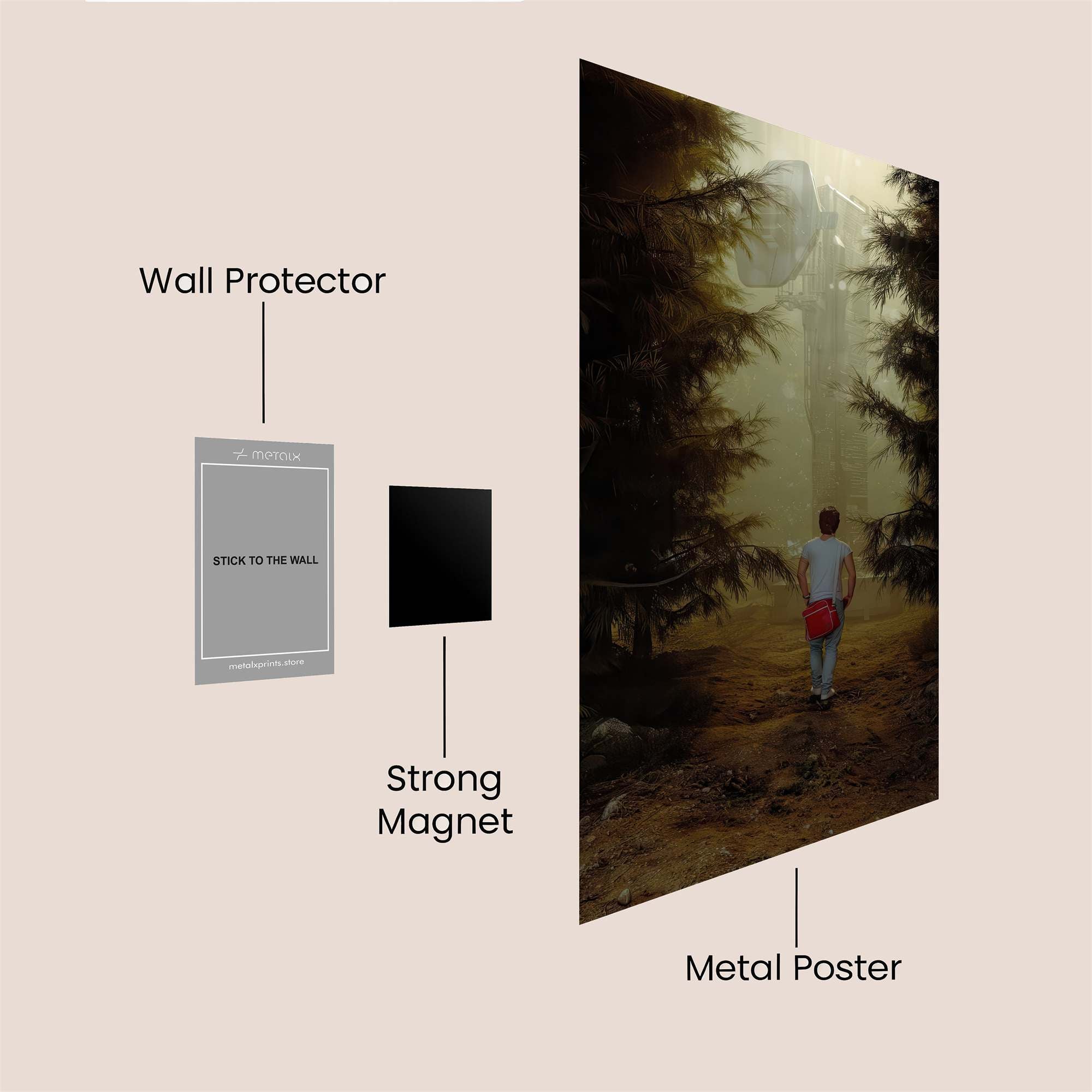 Forest Journey Safe Wall Magnetic / M