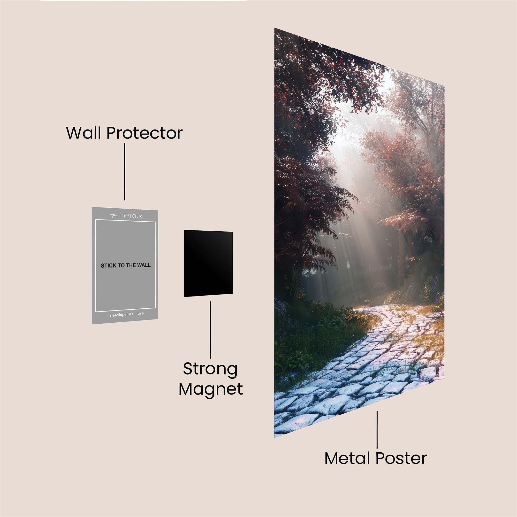 Enchanted Pathway Safe Wall Magnetic / M