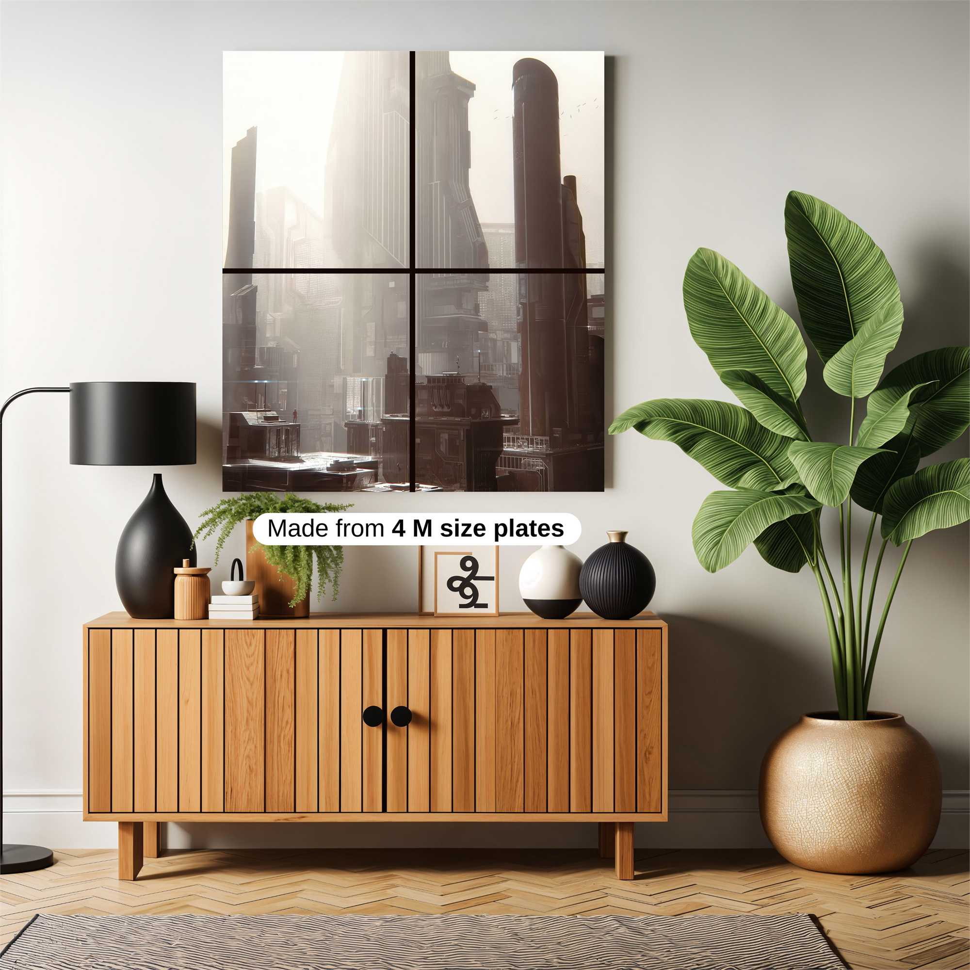 Futuristic Silence Safe Wall Magnetic / M