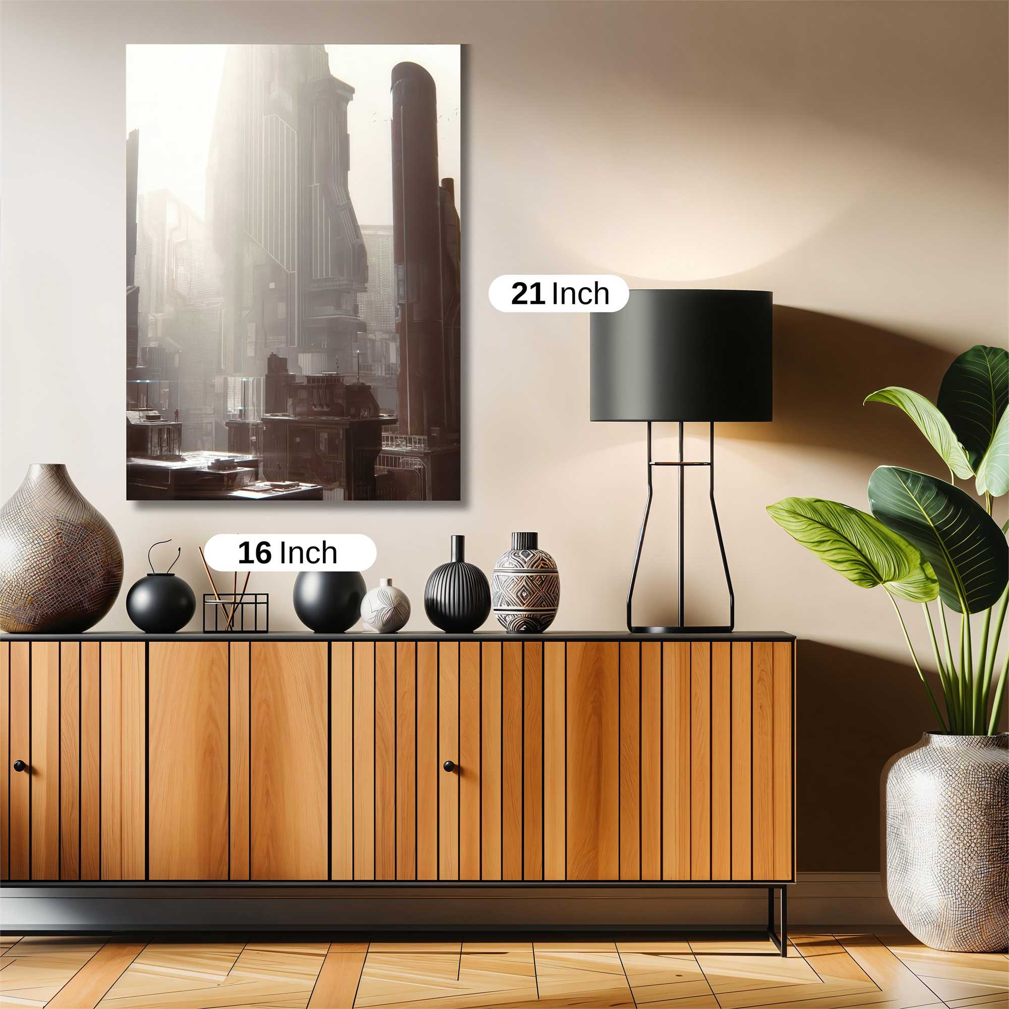 Futuristic Silence Safe Wall Magnetic / M