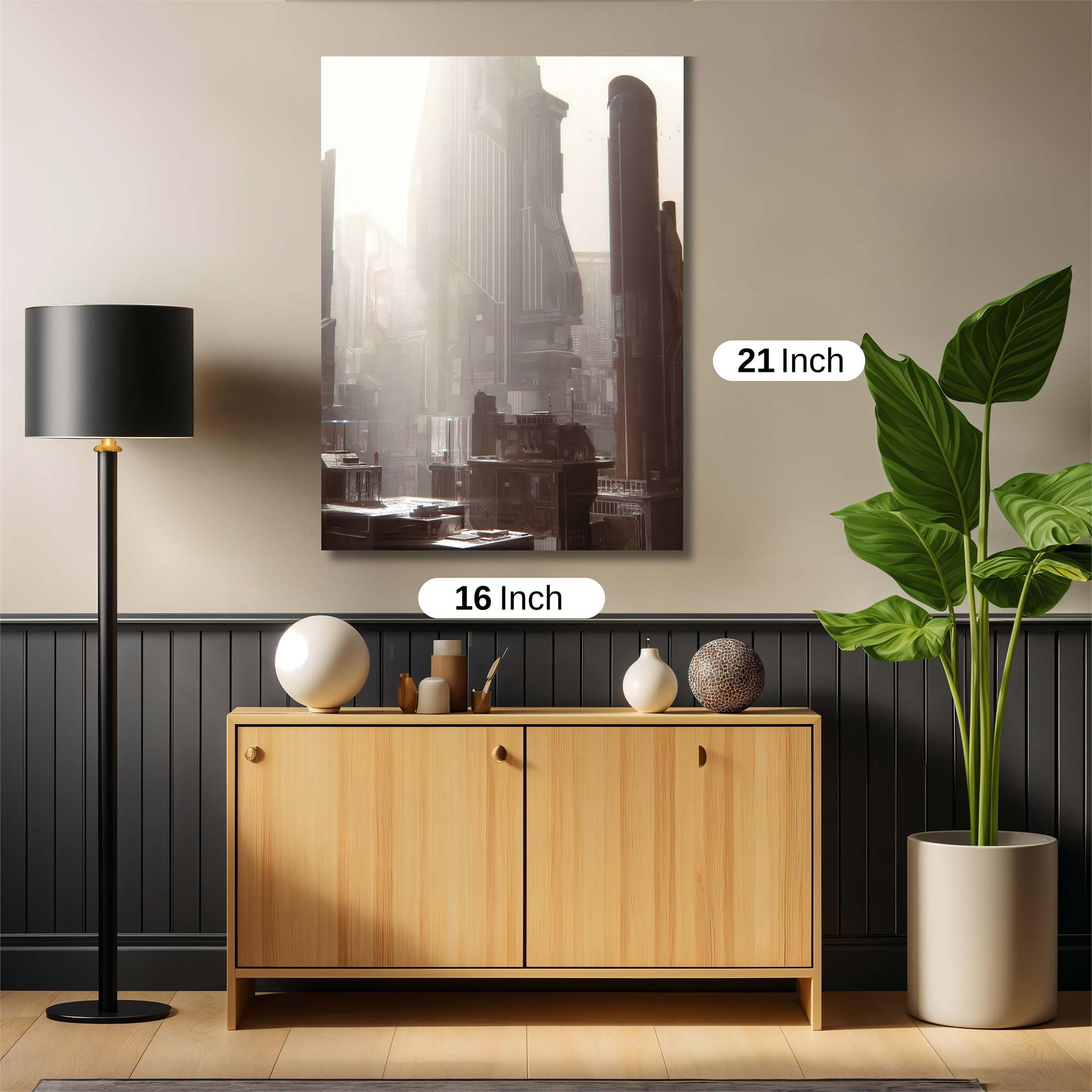 Futuristic Silence Safe Wall Magnetic / M