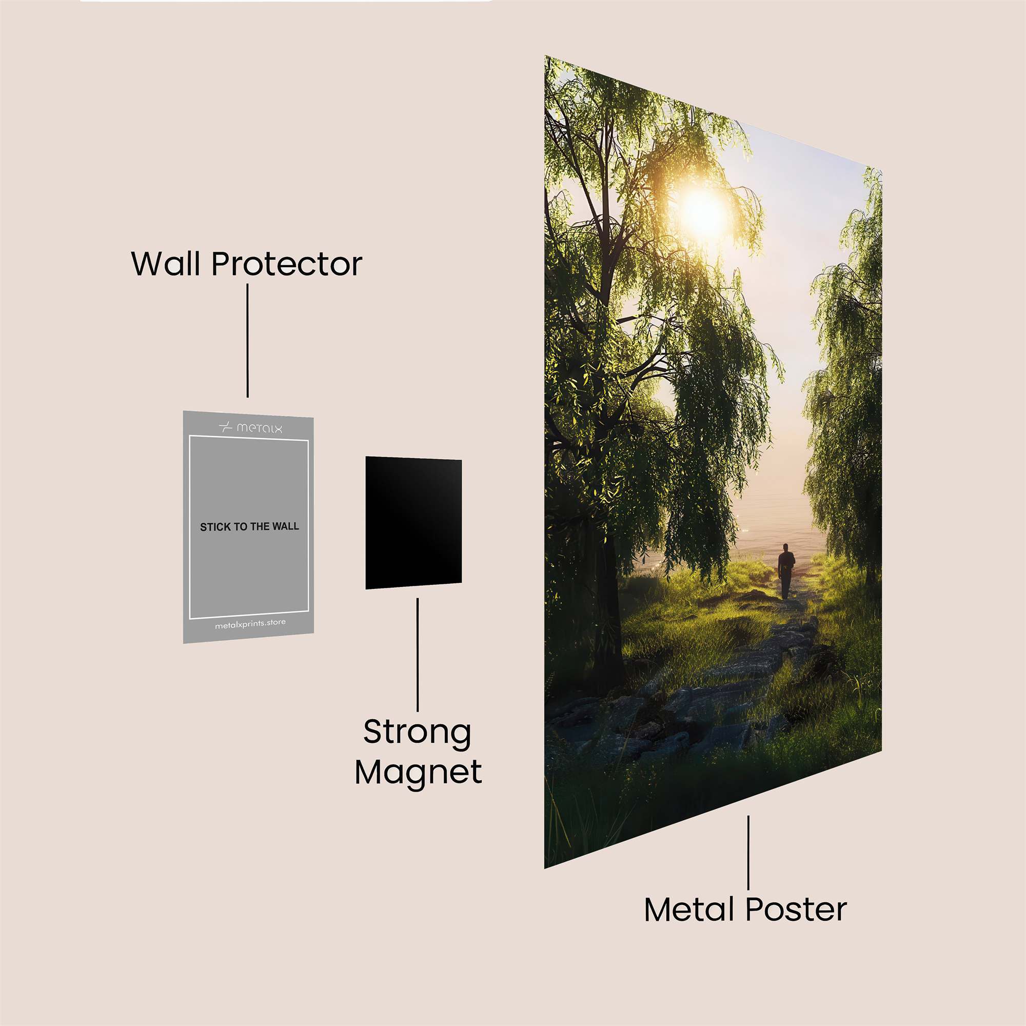 Solitary Serenity Safe Wall Magnetic / M